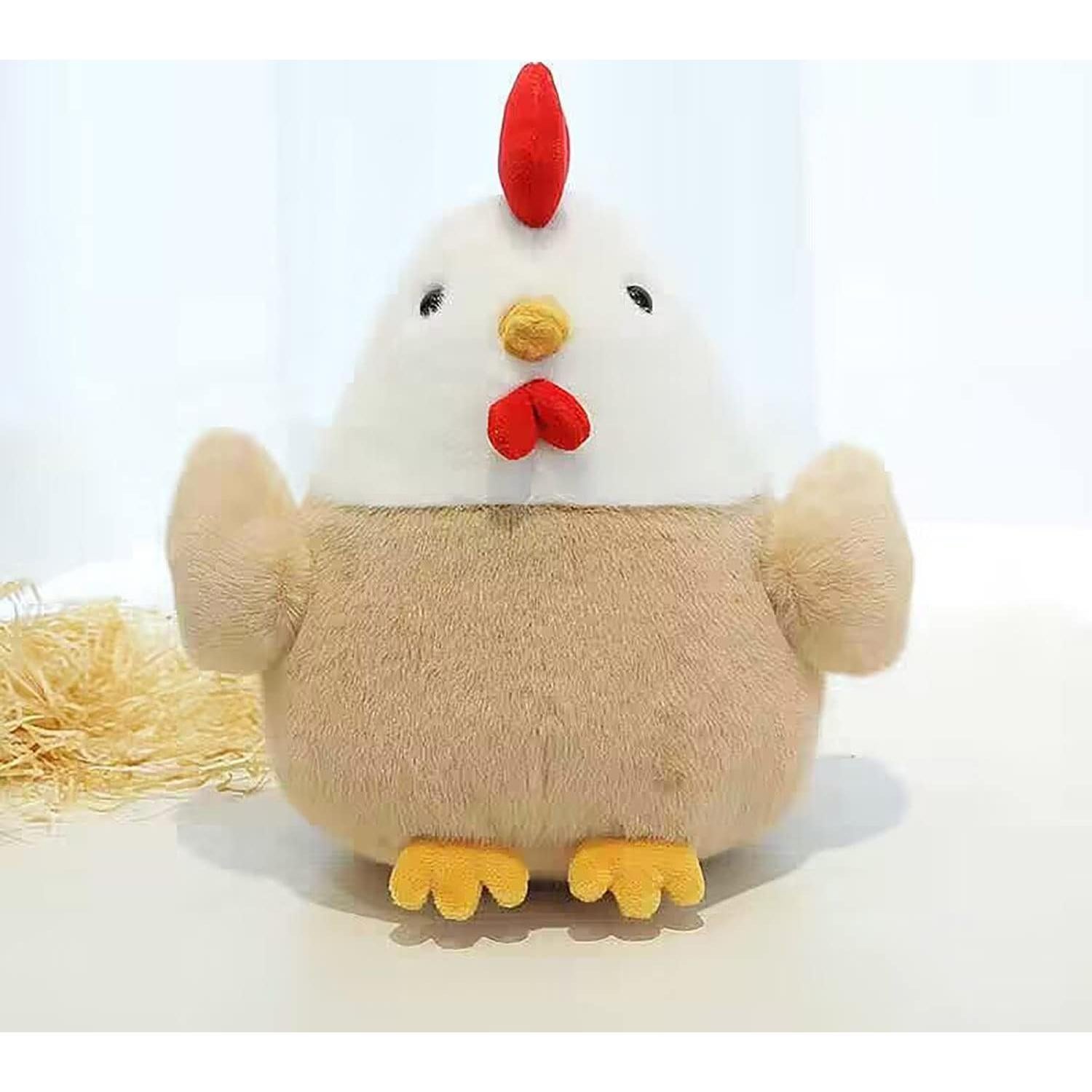 Muñeco de peluche de pollo YUKOUQIAN 20 cm para niños