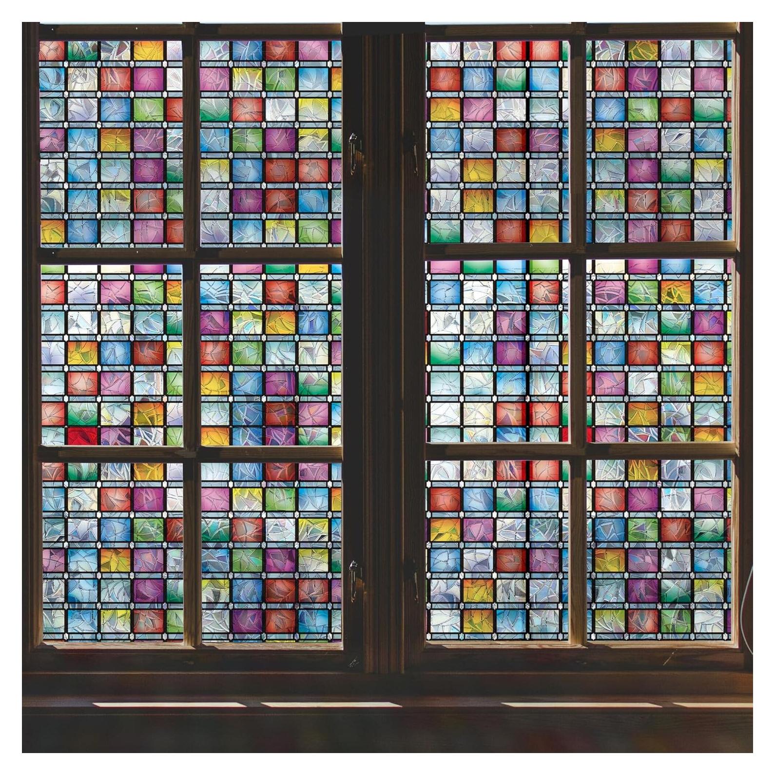 Película de Privacidad VELIMAX 45x200 cm Anti UV Multicolor