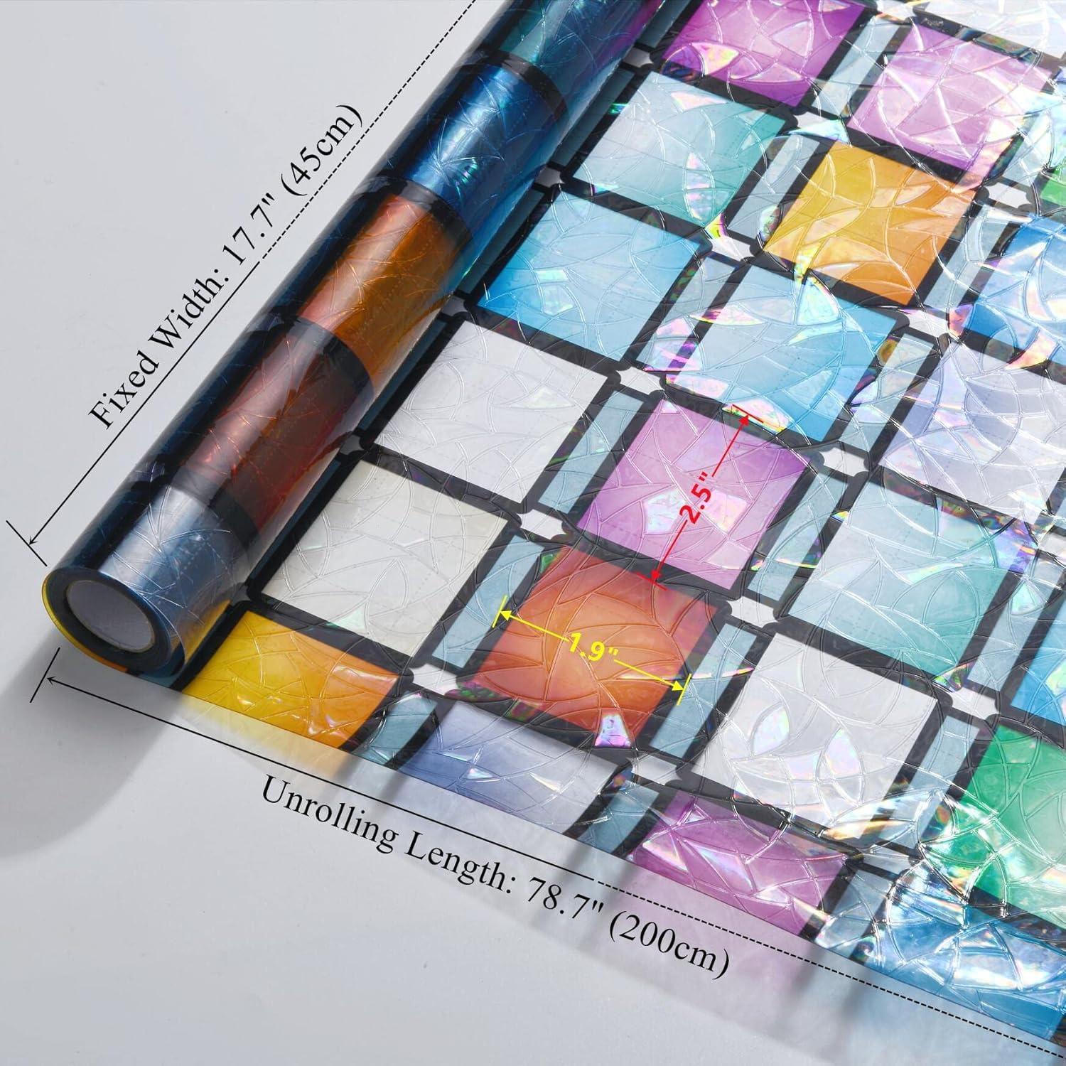 Película de Privacidad VELIMAX 45x200 cm Anti UV Multicolor