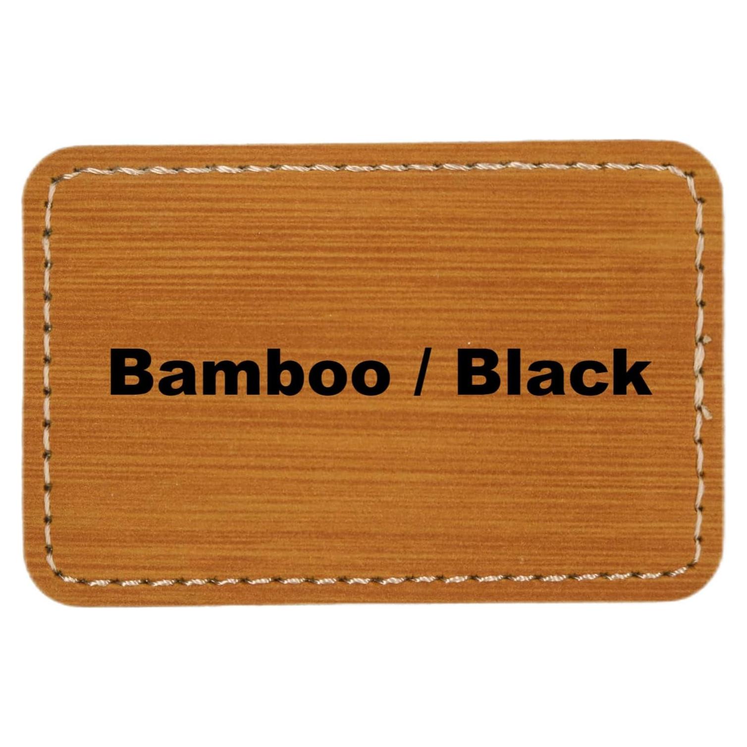 Parches Rectangulares de Cuero Sintético Adhesivos 7.62x5.08cm - Paquete de 50