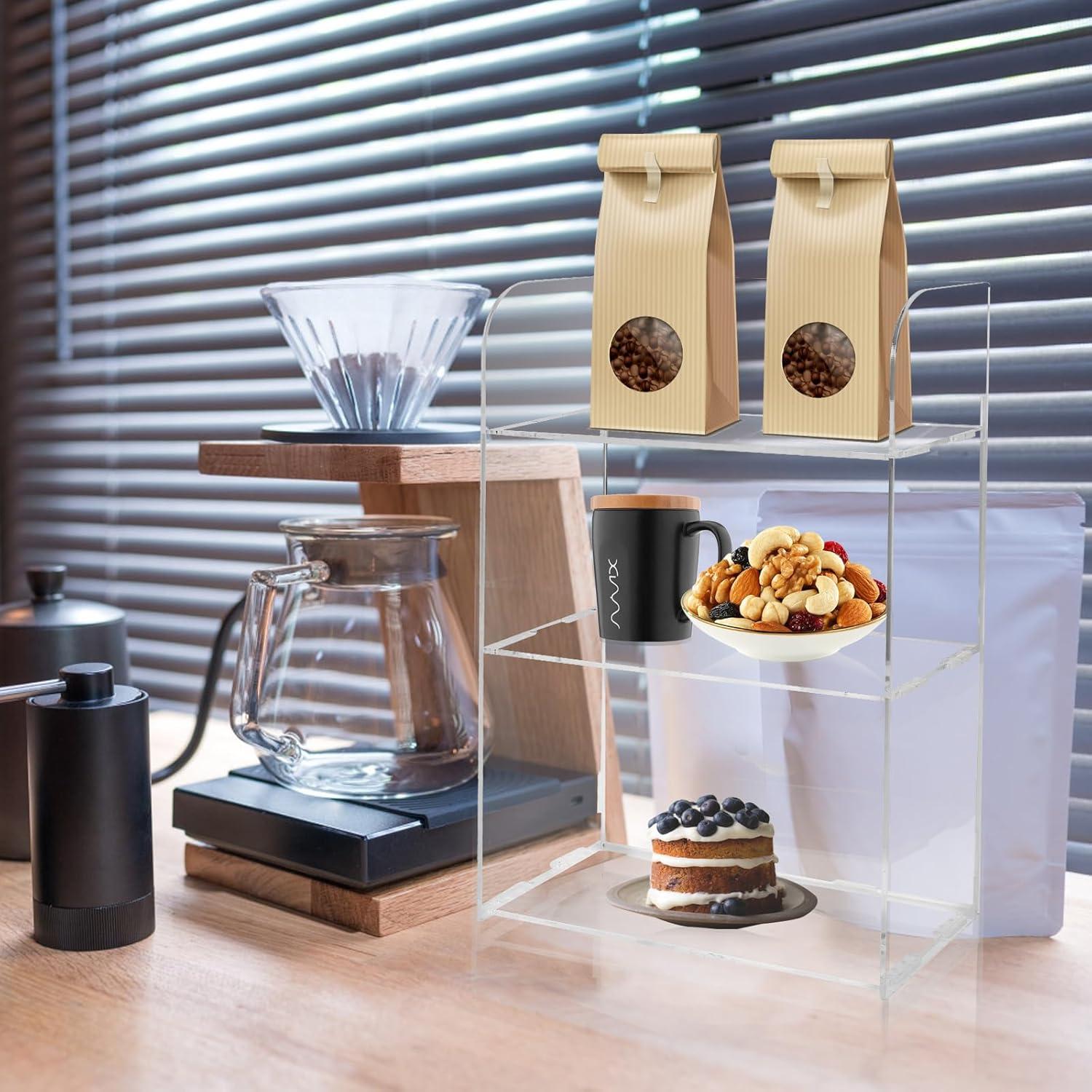 Organizador de Baño Acrílico Transparente Jusalpha 3 Niveles