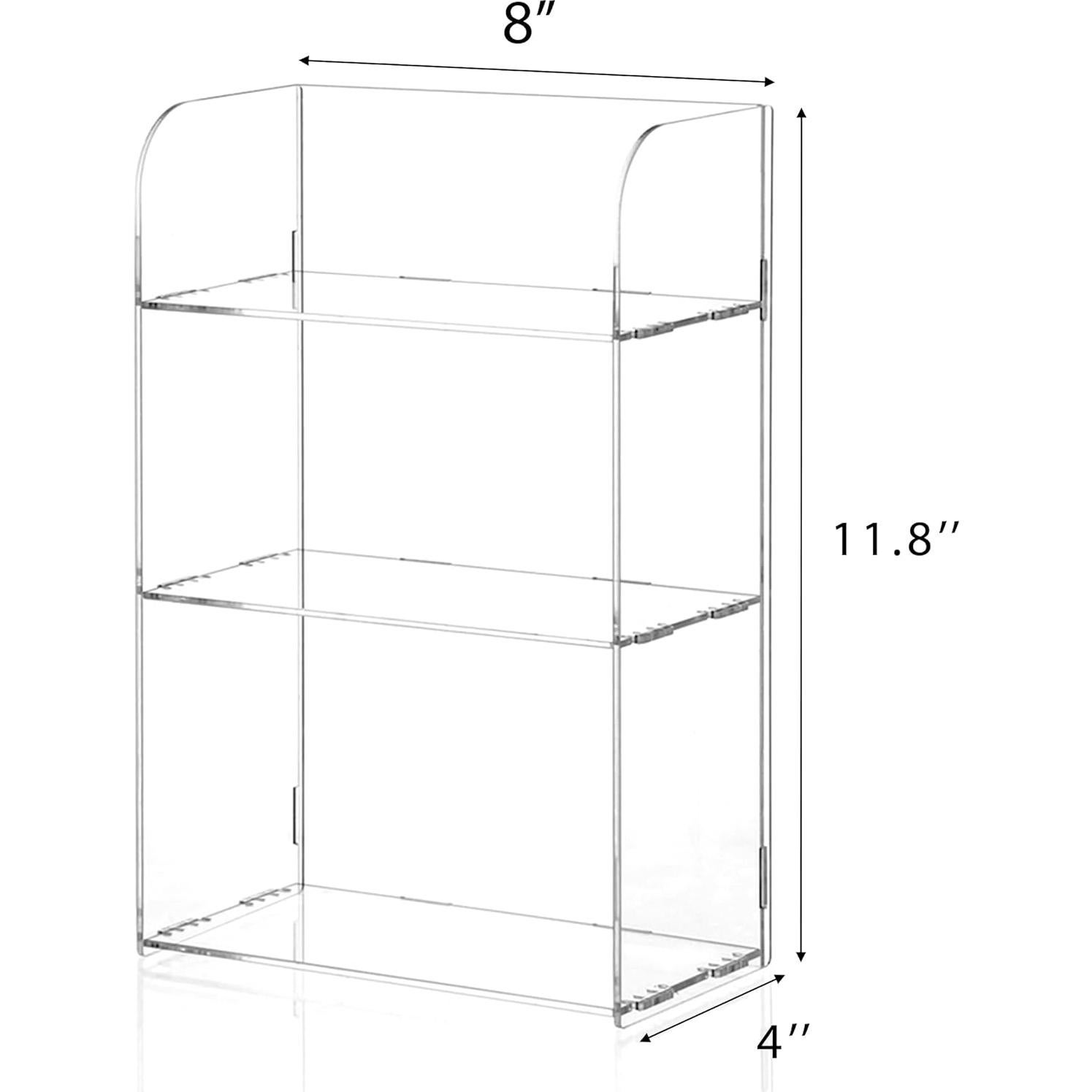 Organizador de Baño Acrílico Transparente Jusalpha 3 Niveles