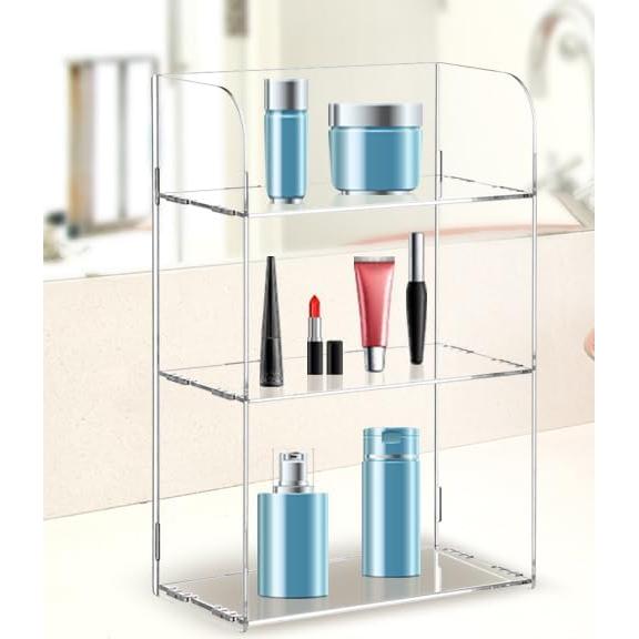 Organizador de Baño Acrílico Transparente Jusalpha 3 Niveles