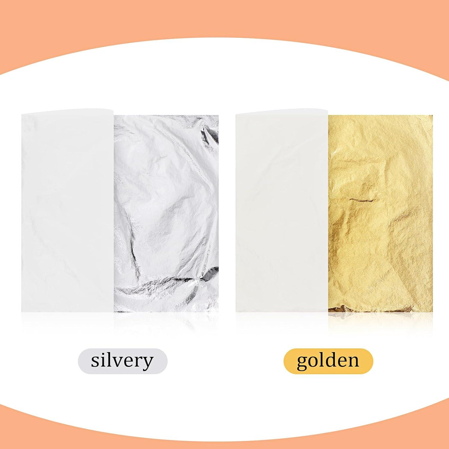 Cunhill Hojas de Folio Dorado 150 Unidades 14x14 cm Manualidades