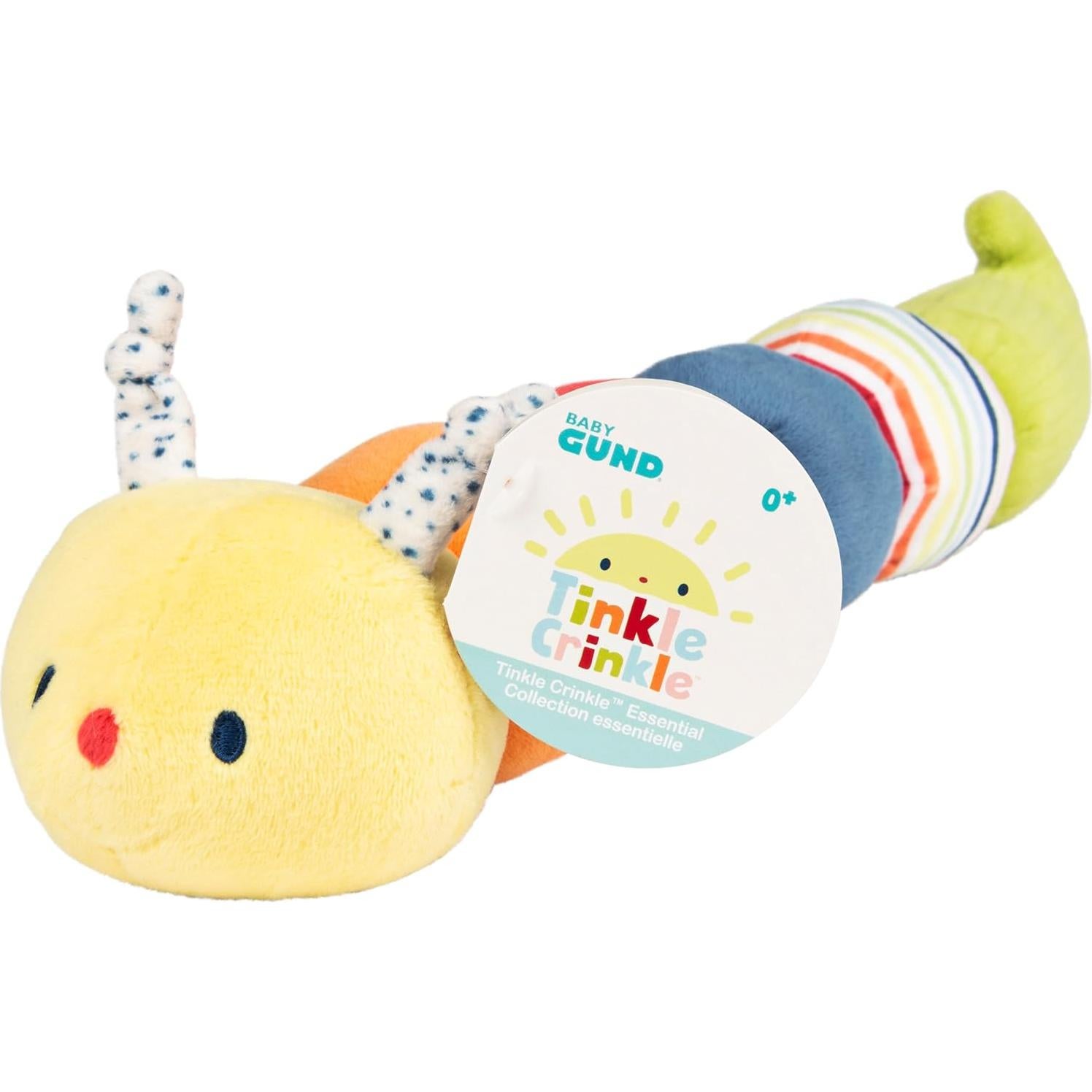 Peluches GUND Oruga Tinkle Crinkle 35,56 cm Sensory