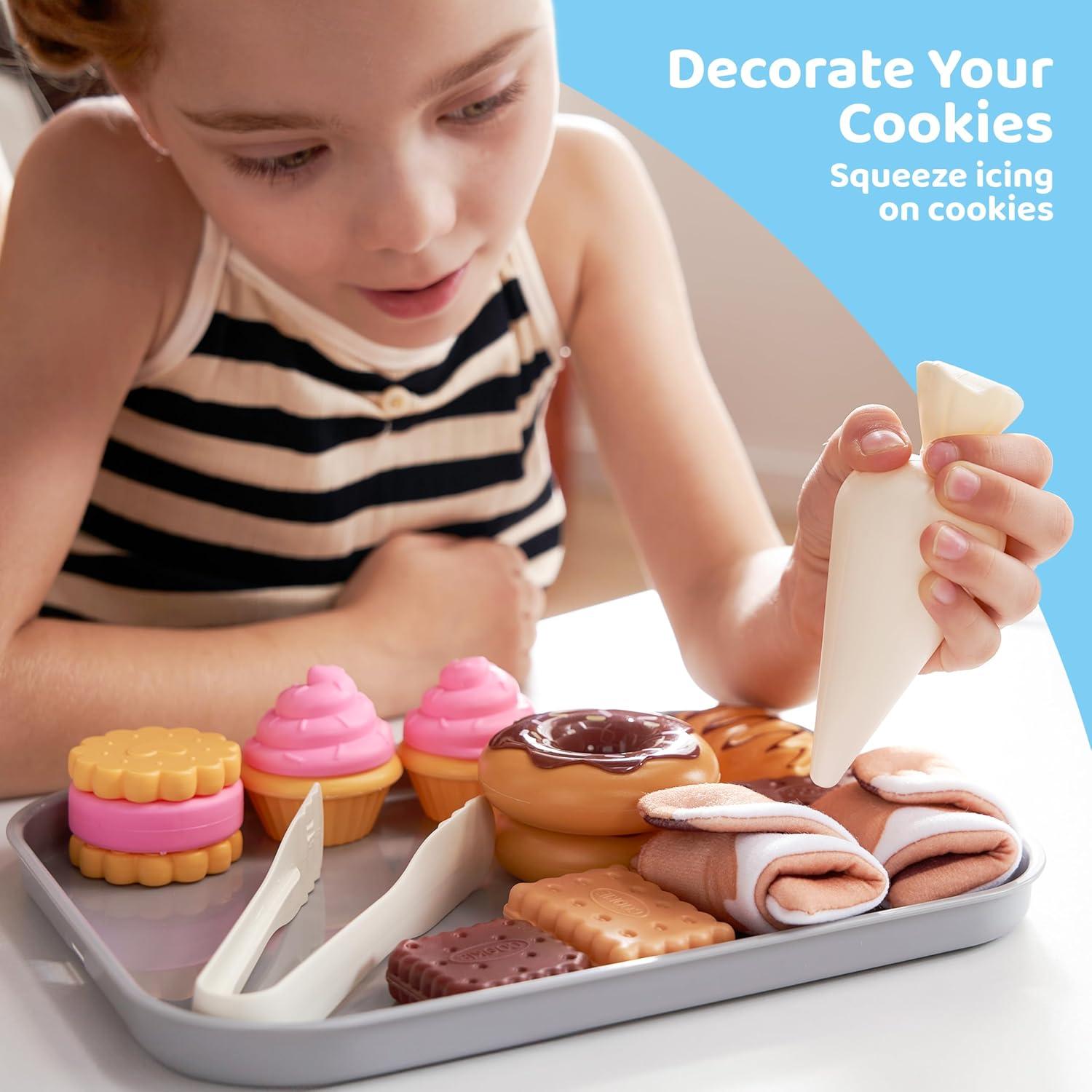 Juego de Comida de Galletas JOVA 17 Piezas para Niños