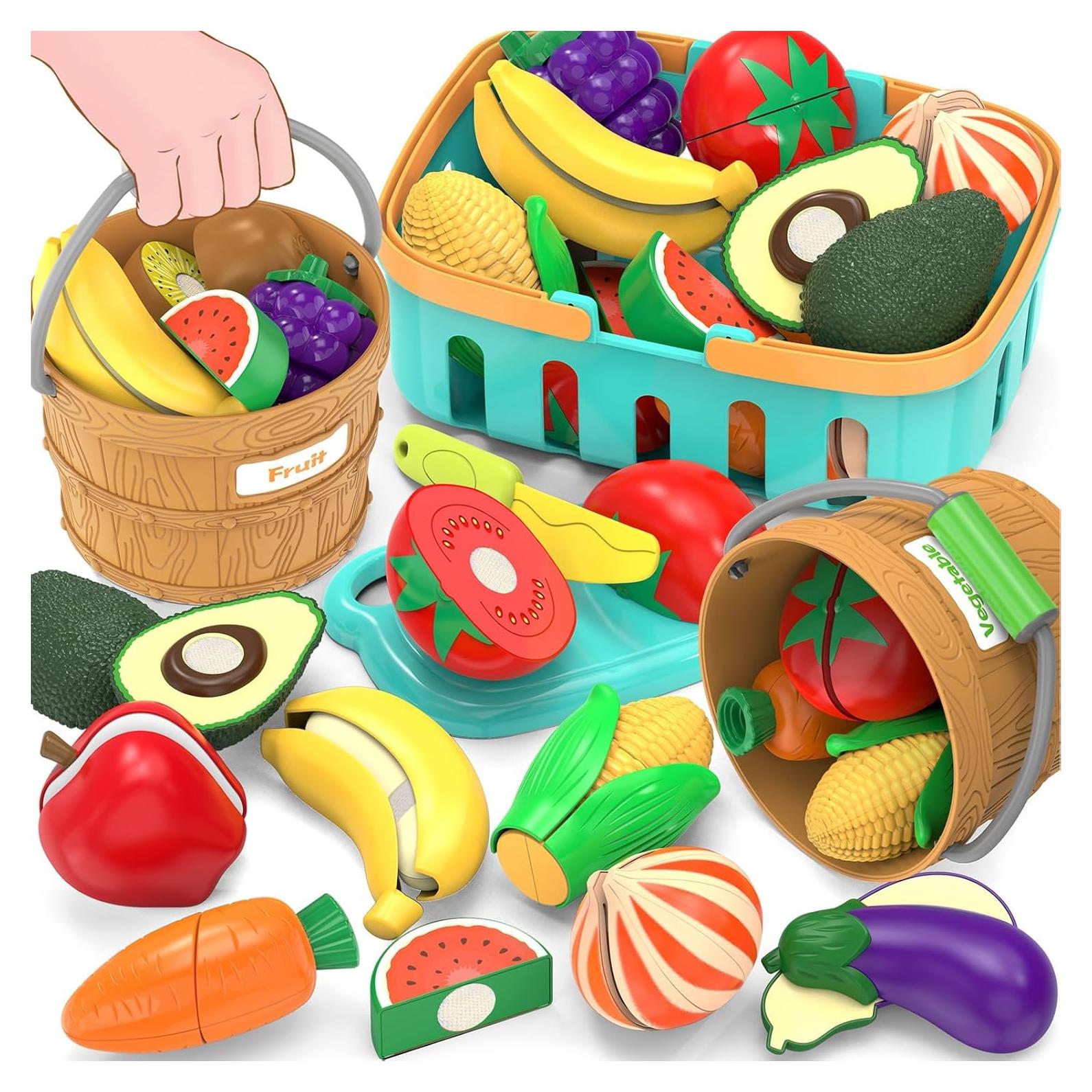 Conjunto de Comida Falsa MOEAWS 29 Piezas Juguete Educativo