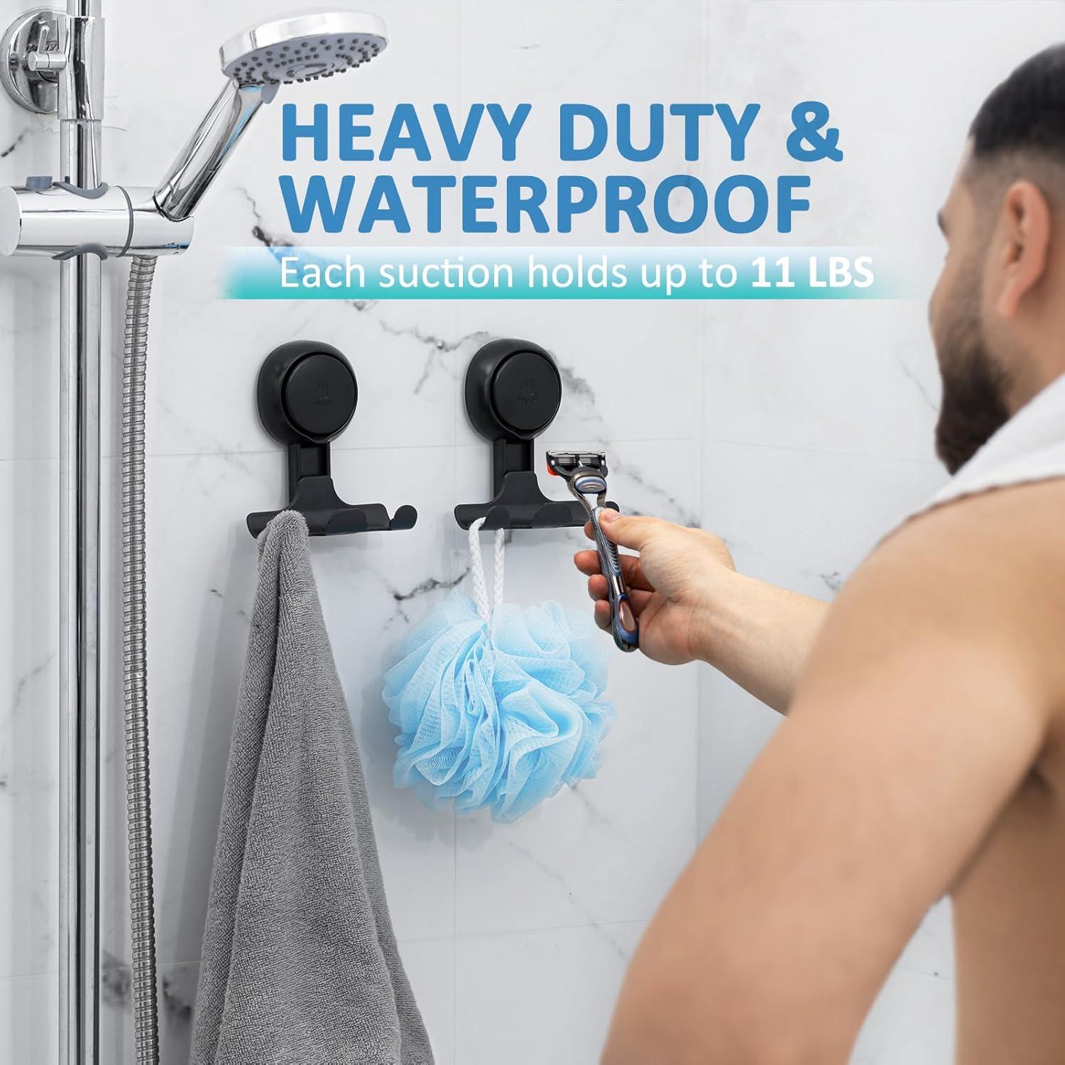 Soporte de Ventosa TAILI para Afeitadora y Toallas - 2 Paquetes