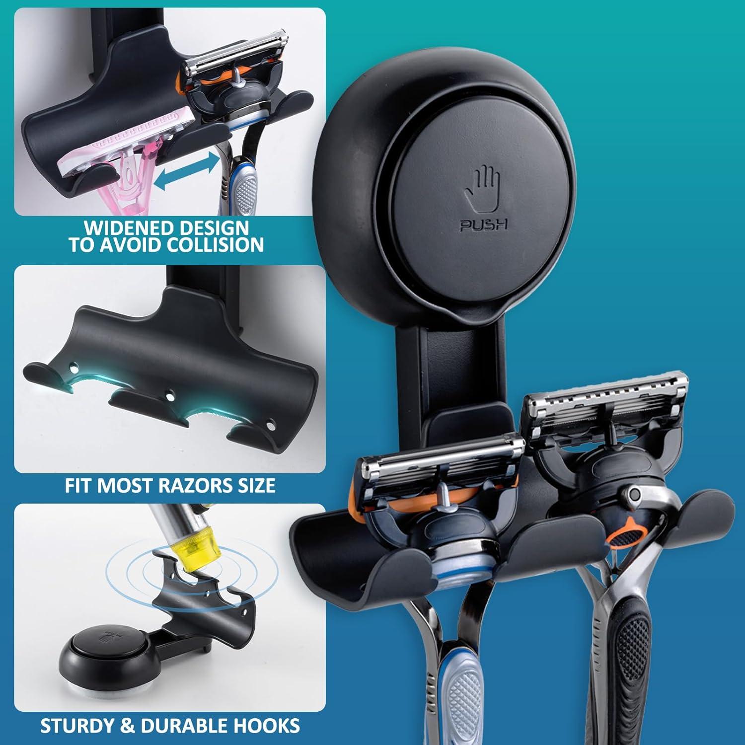 Soporte de Ventosa TAILI para Afeitadora y Toallas - 2 Paquetes