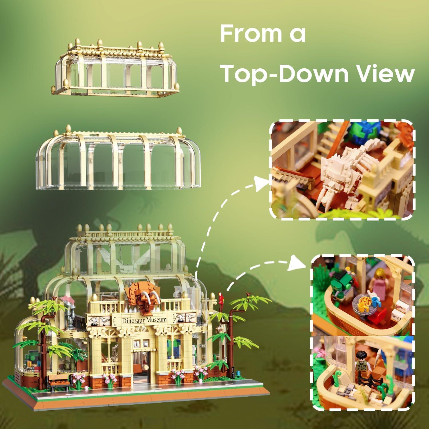 Juego de Construcción BrickTribe Museo Dinosaurios 2788 Piezas