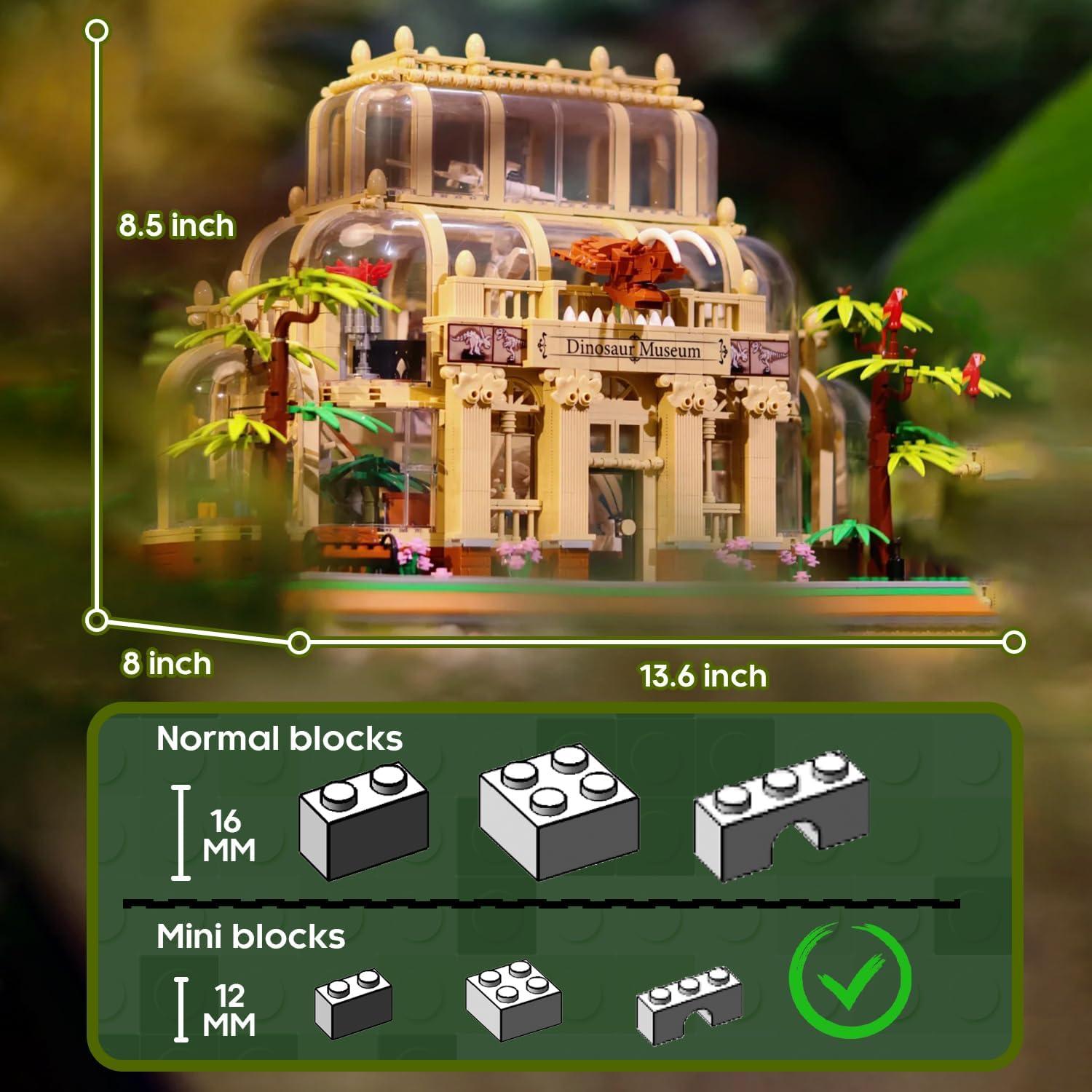 Juego de Construcción BrickTribe Museo Dinosaurios 2788 Piezas