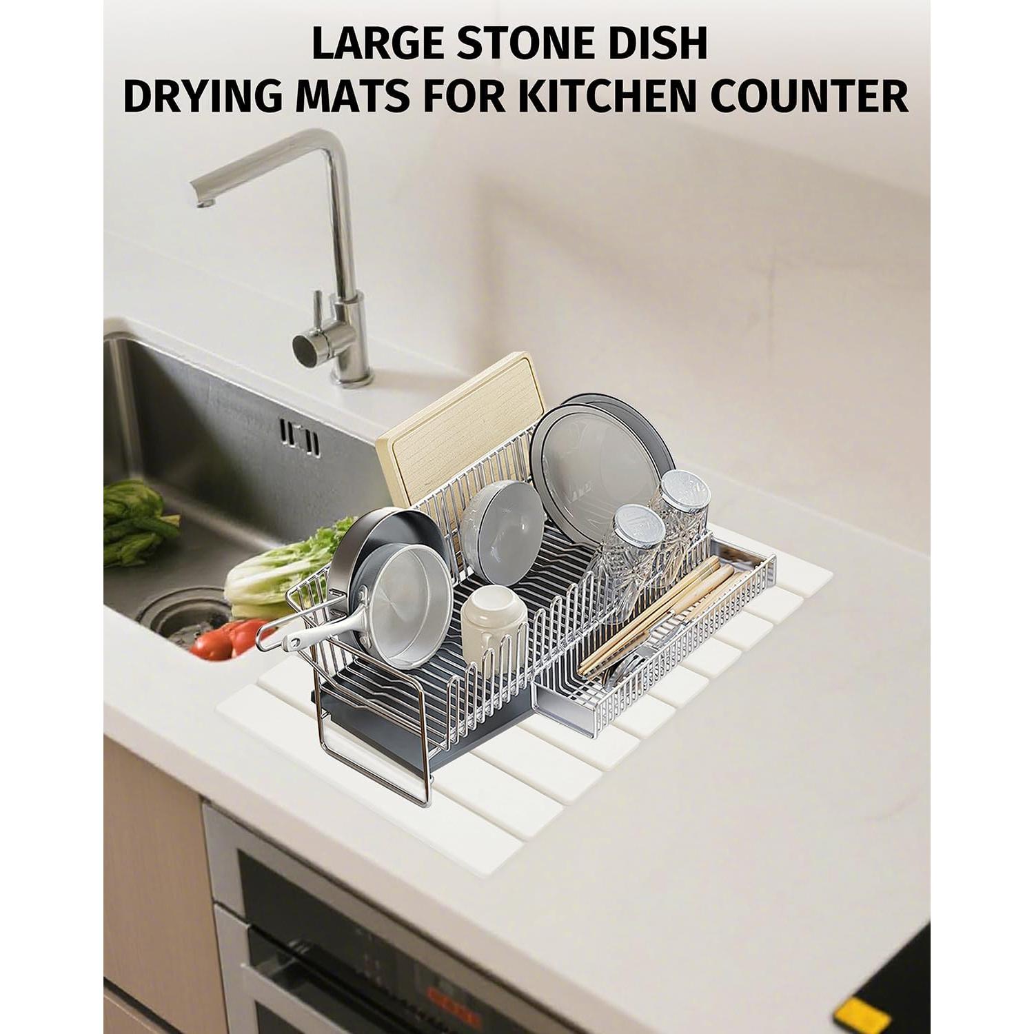 Alfombrilla de Secado de Piedra Diatomácea Grande 61x40.6cm