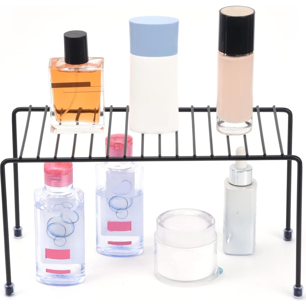 Estantes de Cocina SIBAO 2 Piezas Organizador Negro 27.3x12.7cm