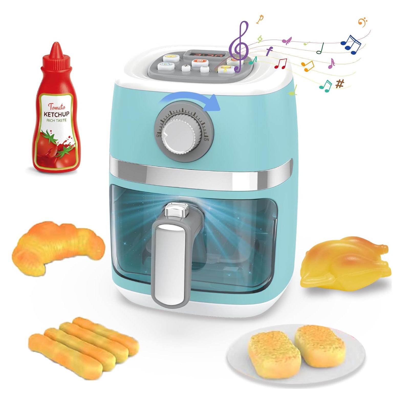 Set de Cocina Juguete Freidora de Aire Dudujoy 0.75 kg