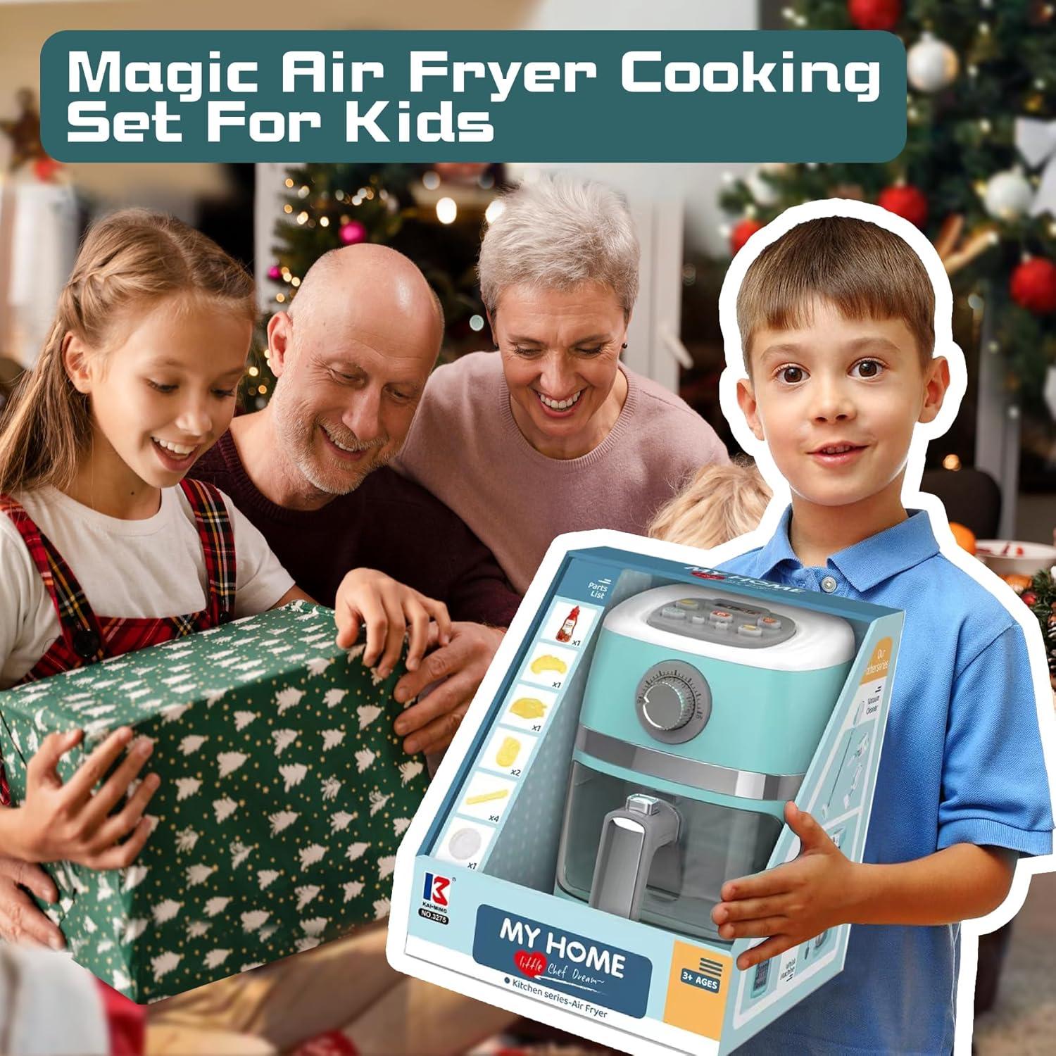 Set de Cocina Juguete Freidora de Aire Dudujoy 0.75 kg