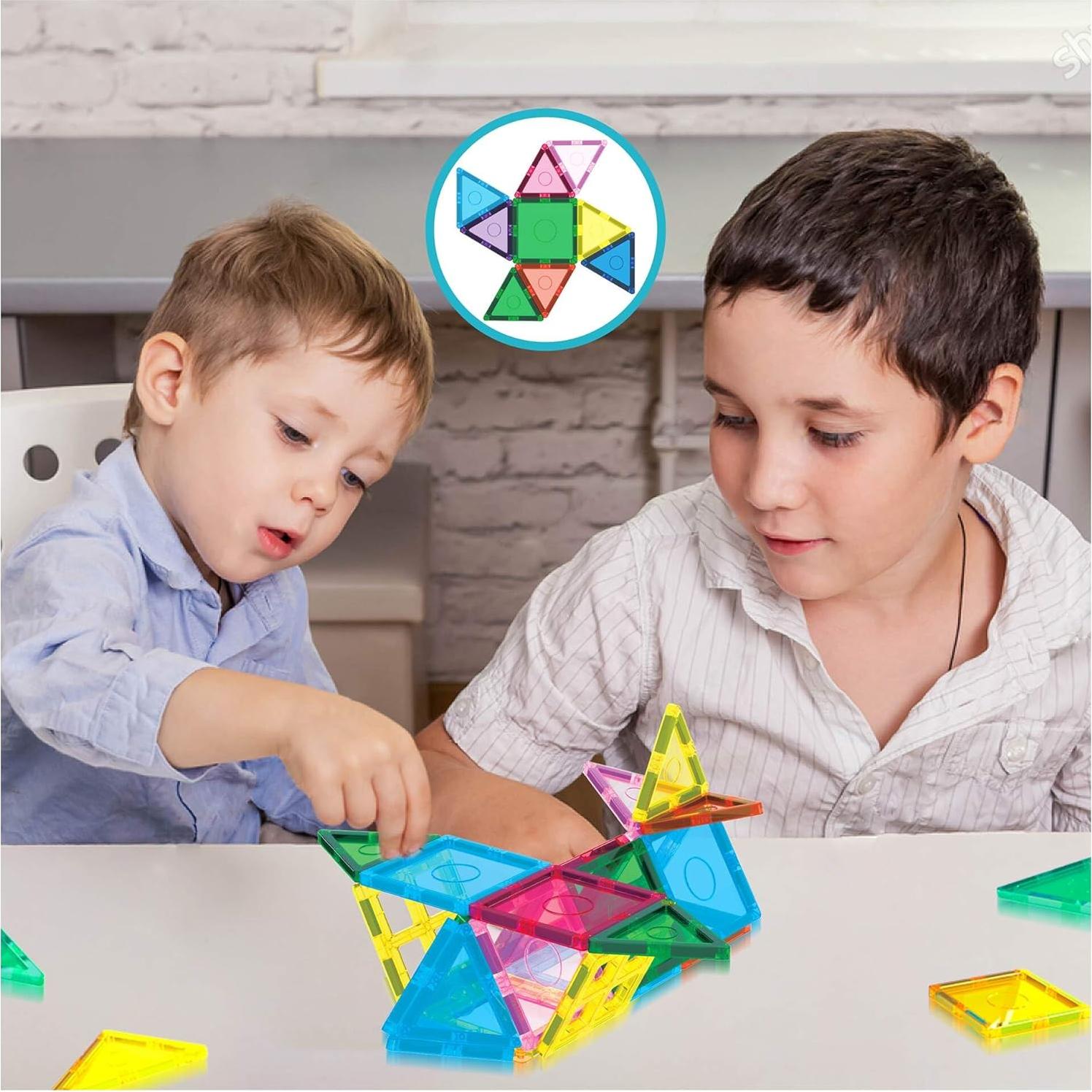 Conjunto de 110 Piezas de Azulejos Magnéticos Everplay