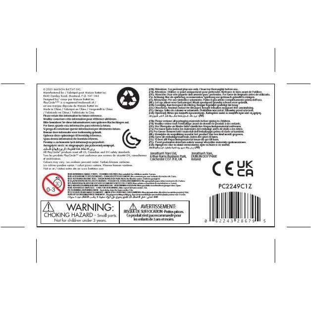 Comida de Juguete Play Circle - Despensa en Balde 79 Pzs