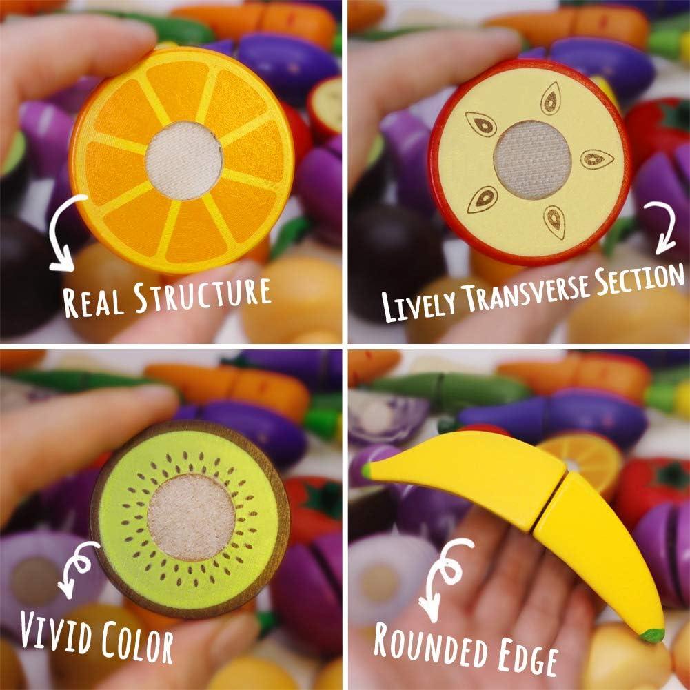 Comida de Juguete de Madera Airlab Frutas y Verduras