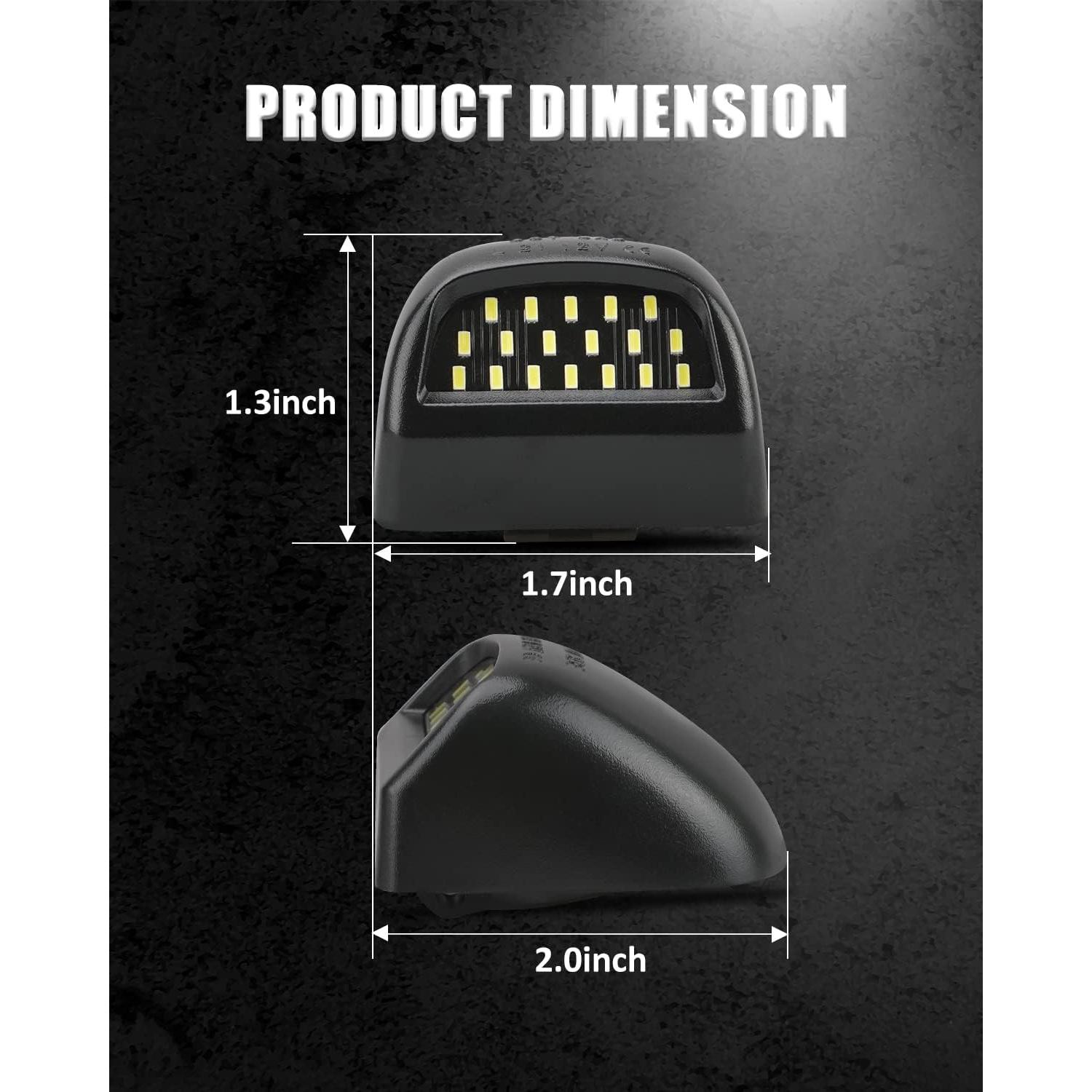 Luces LED de Placa de Licencia Mejorvista para Chevy y GMC