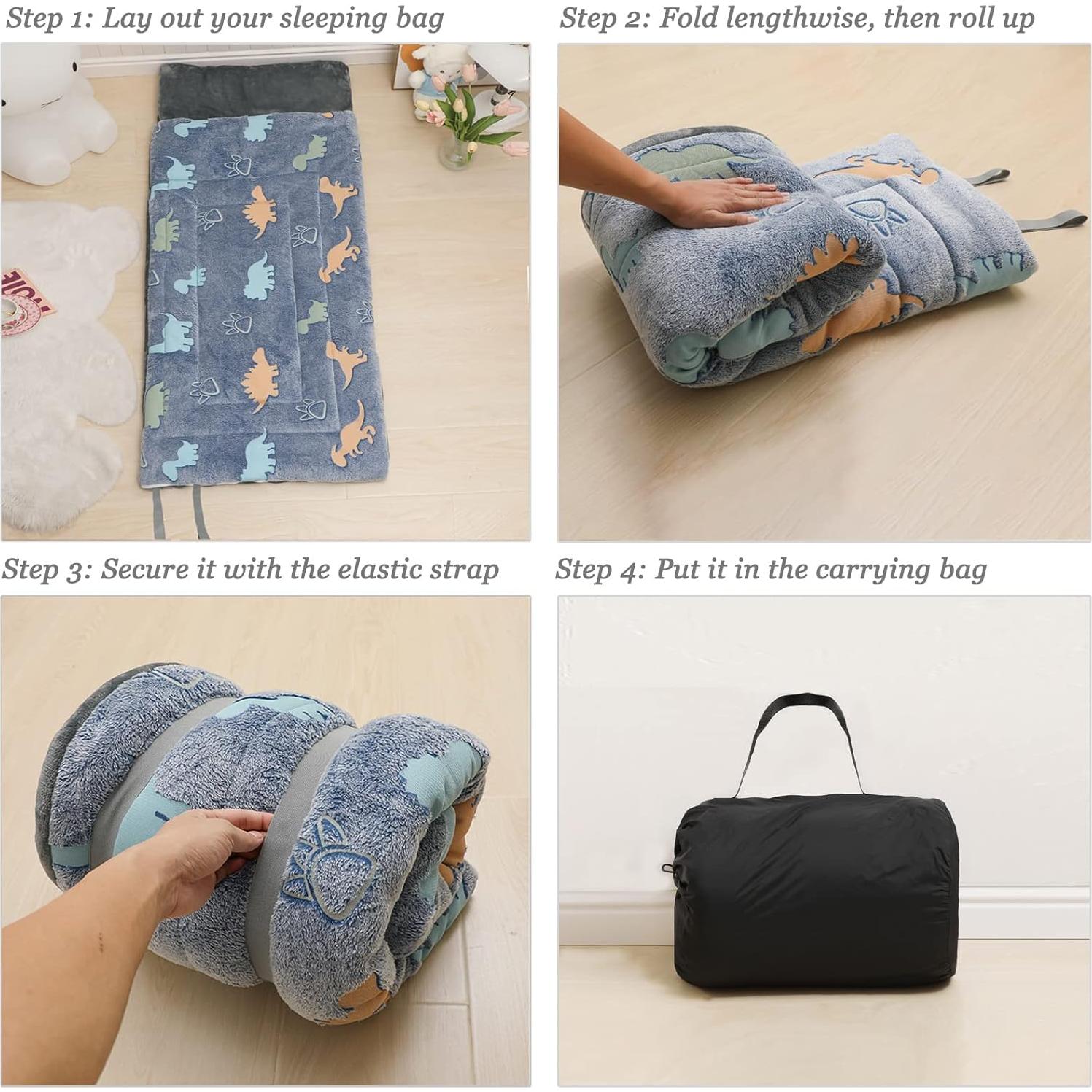 Saco de dormir VIVILINEN para niños 160x76 cm con brillo