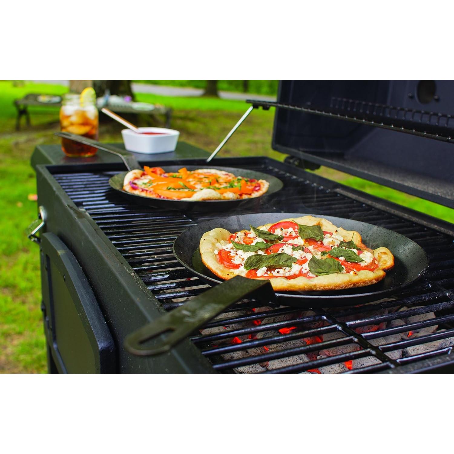 Sartén de Acero al Carbono Lodge 20.32 cm Pre-Sazonada