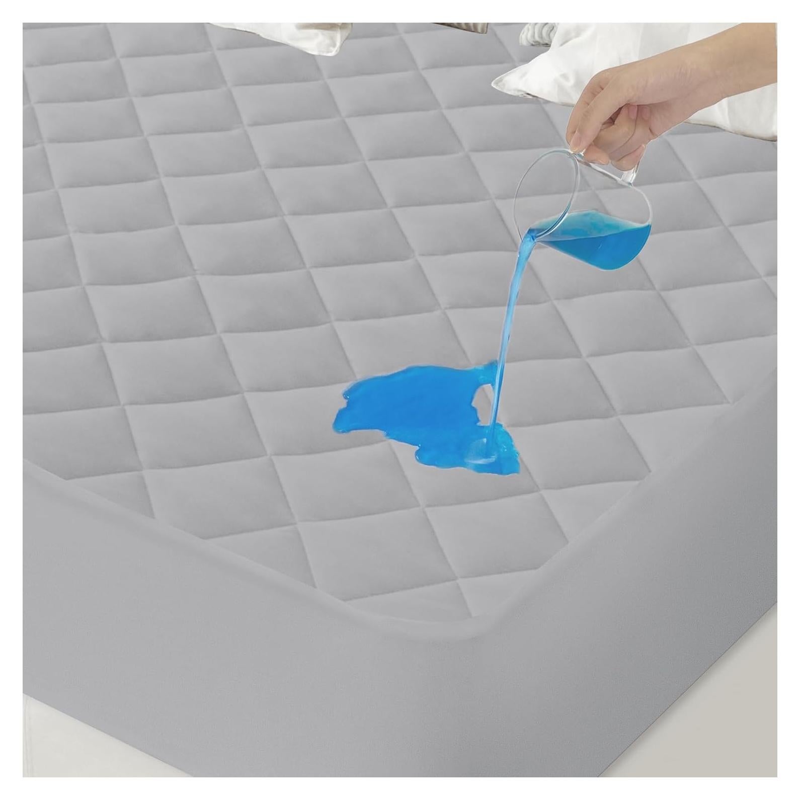 Protector de Colchón Twin XL Magik & Kover Impermeable Acolchado