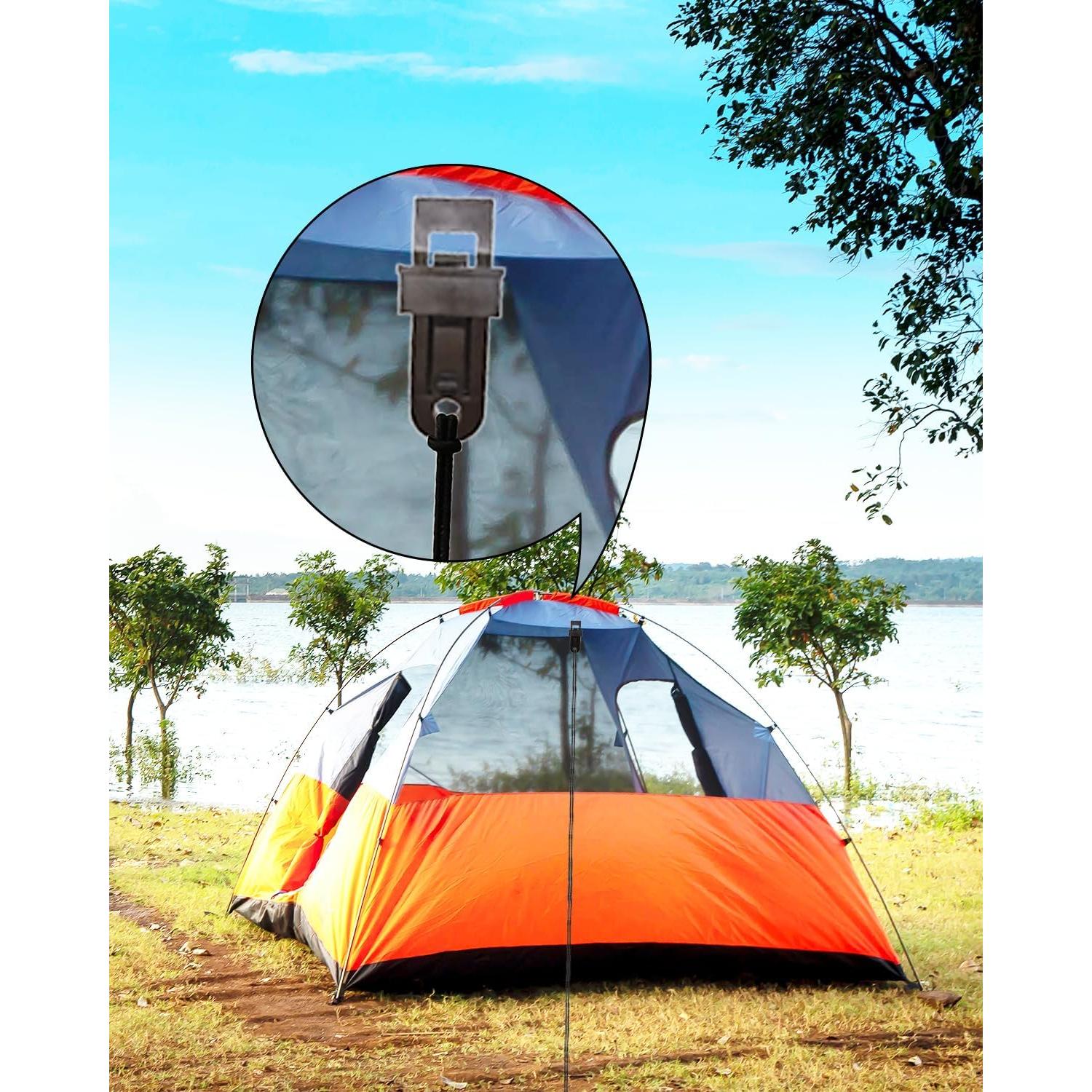 Pinzas para Lona BINCKIN 20 Pcs Alta Resistencia Negro