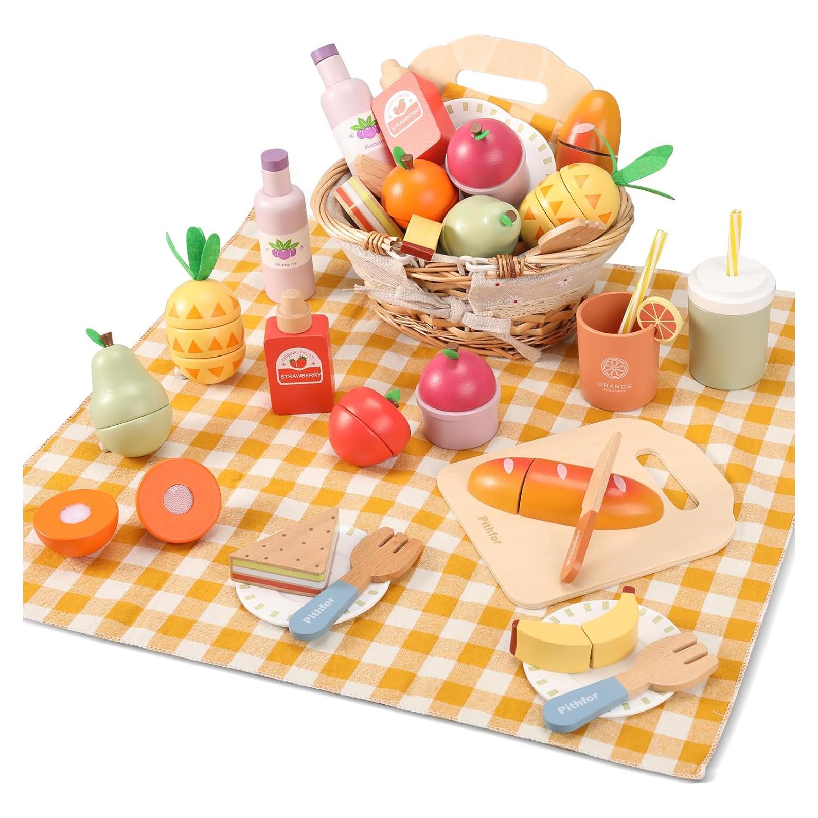 Juego de Picnic Pithfor Conjunto de Comida de Madera 0.98 kg