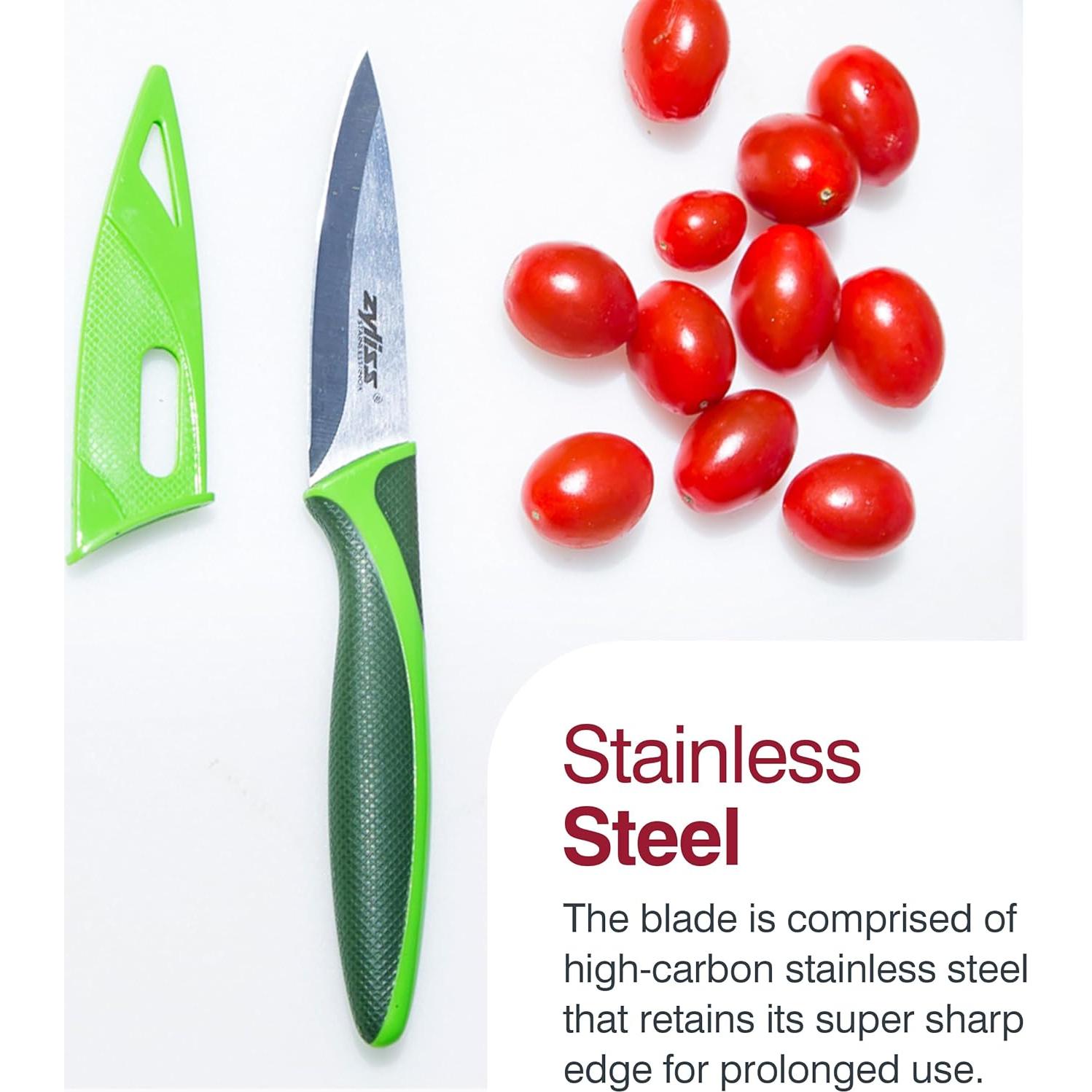 Set de 2 Cuchillos Utilitarios Zyliss 8.89 cm Acero Inoxidable