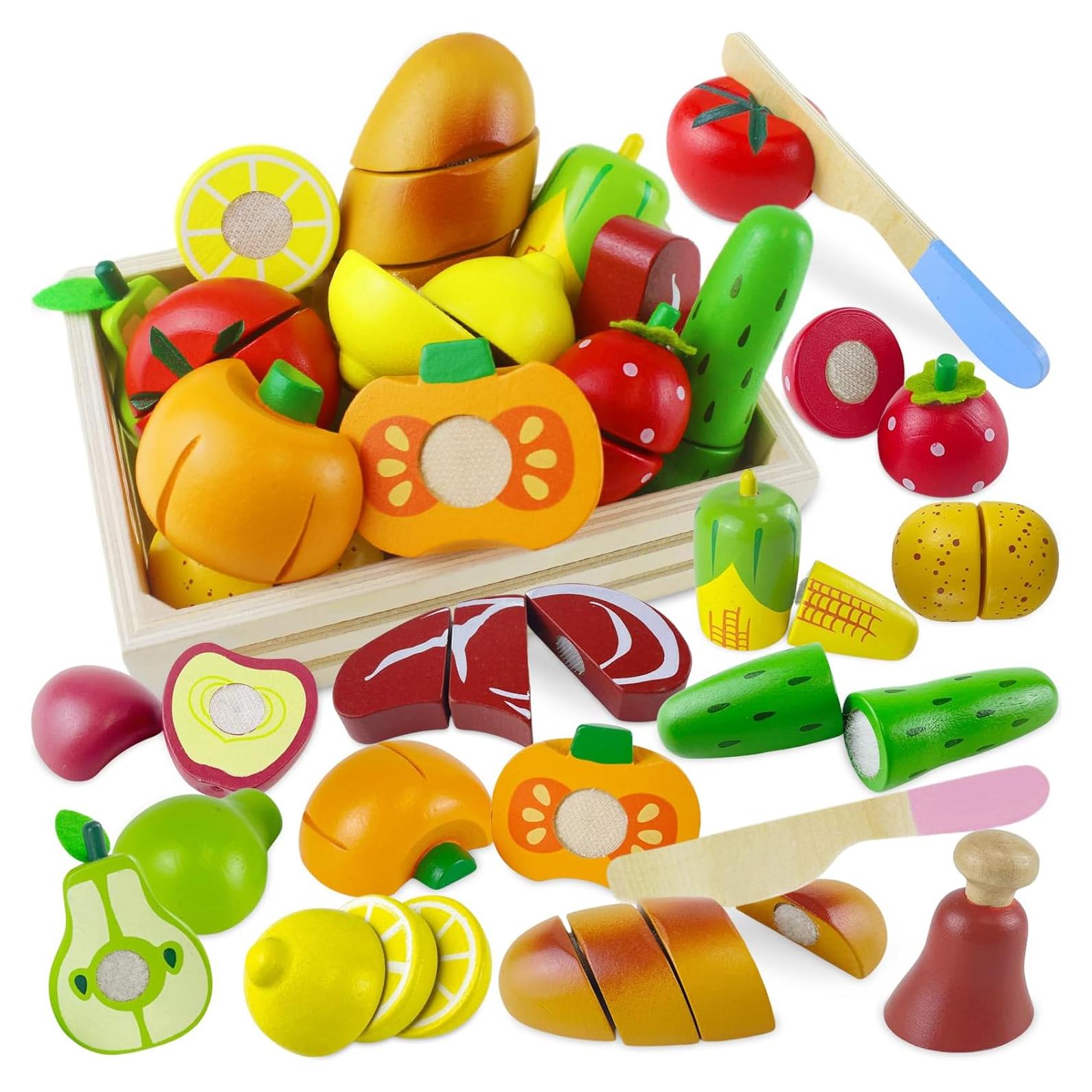 Juguete de Comida de Madera Beberolen para Niños 18.9x6.1cm