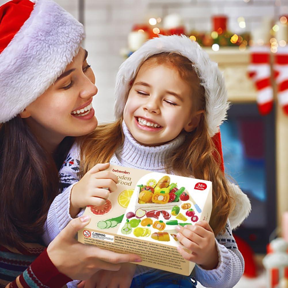 Juguete de Comida de Madera Beberolen para Niños 18.9x6.1cm