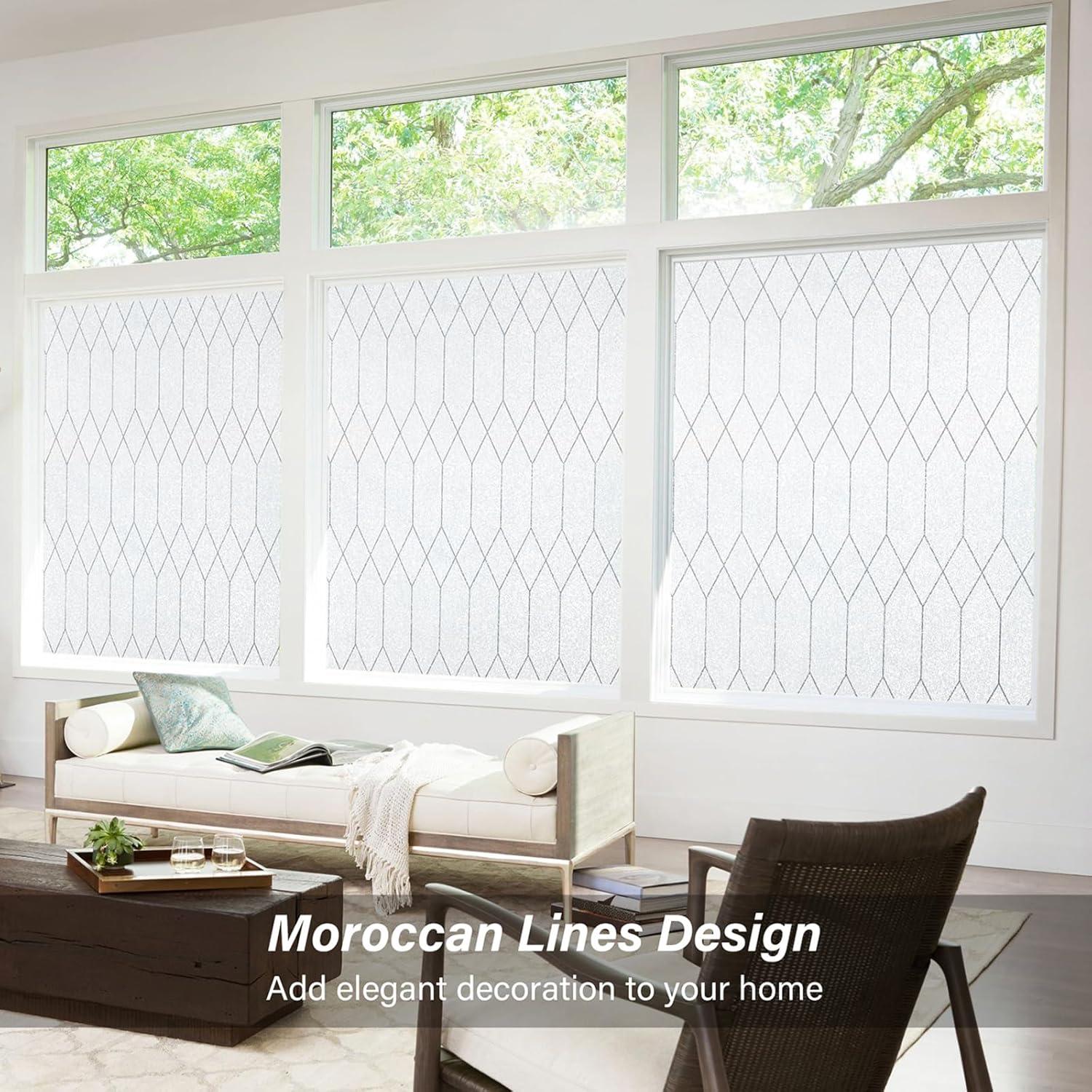 Película de Privacidad Kromapolis 44.5x200 cm Vinilo Esmerilado