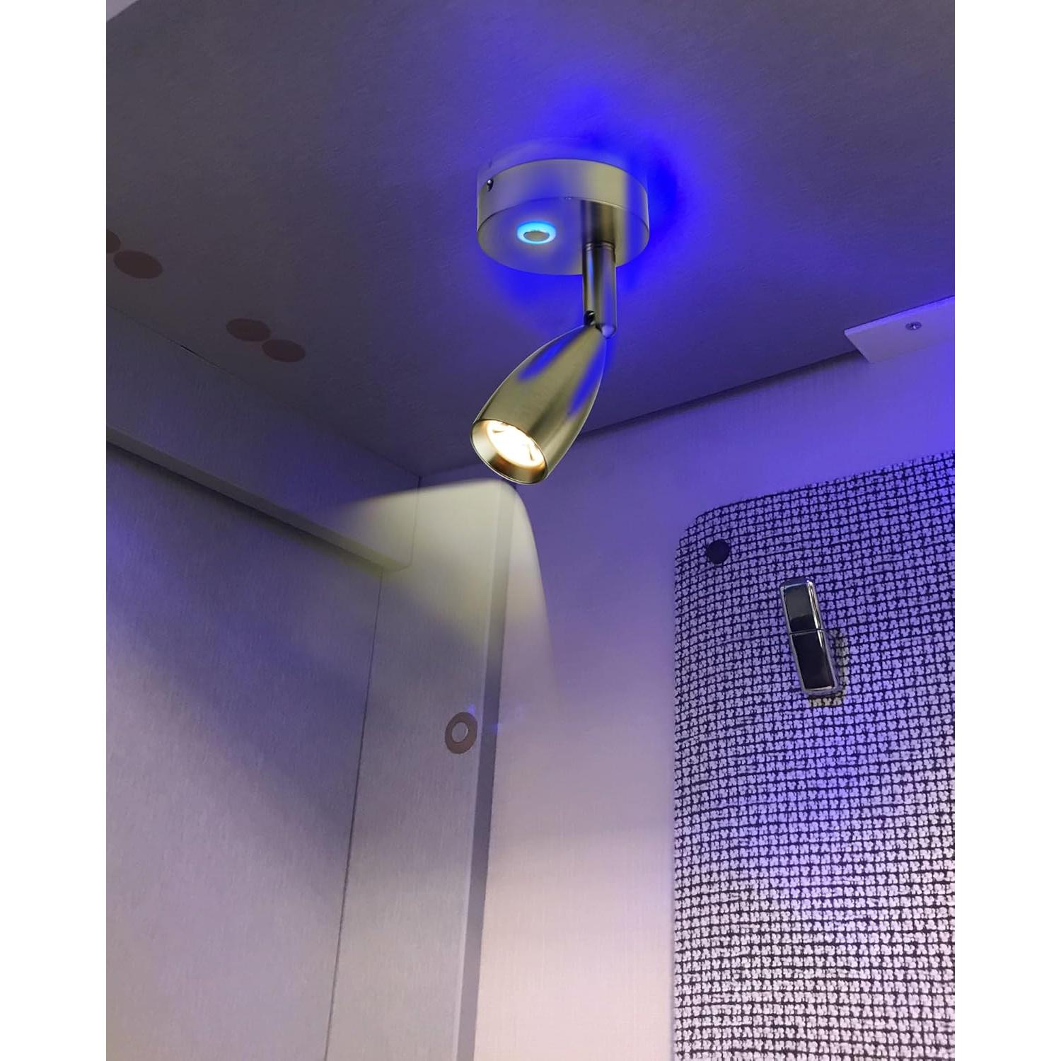 Luz de lectura LED regulable Genuine Marine 12V 2W 2 paquetes