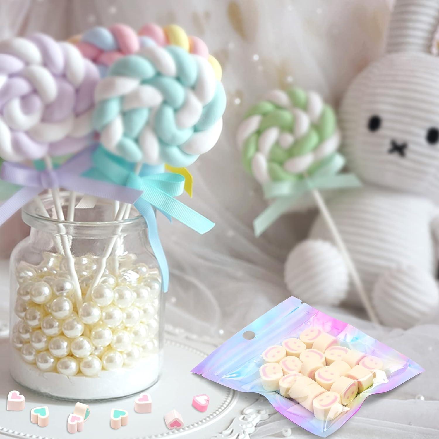 150 Bolsas Holográficas Resellables ANZNKU 7.6x10.2 cm Multicolor