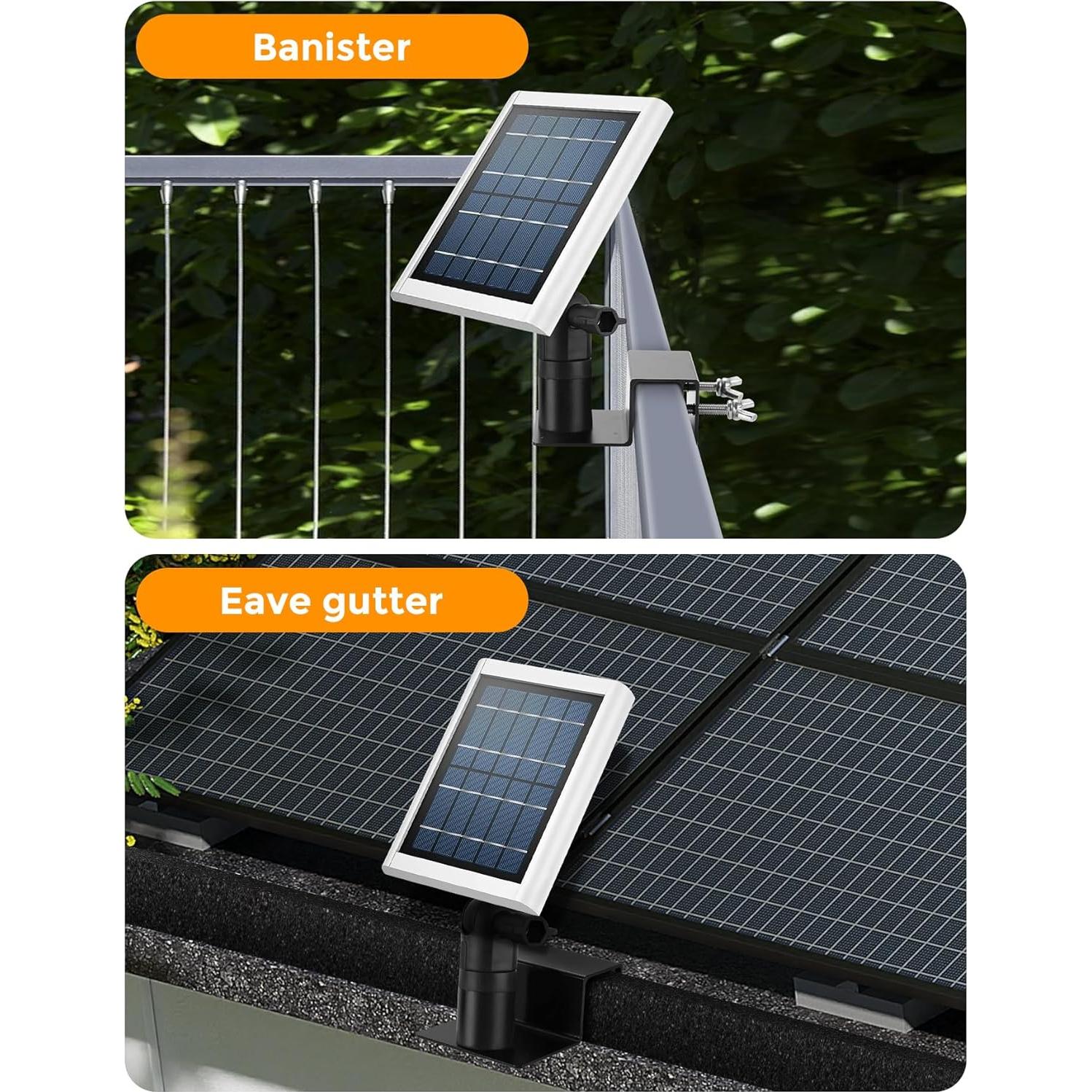 Soporte de canal Eufy para cámaras de seguridad - Ajustable 360°