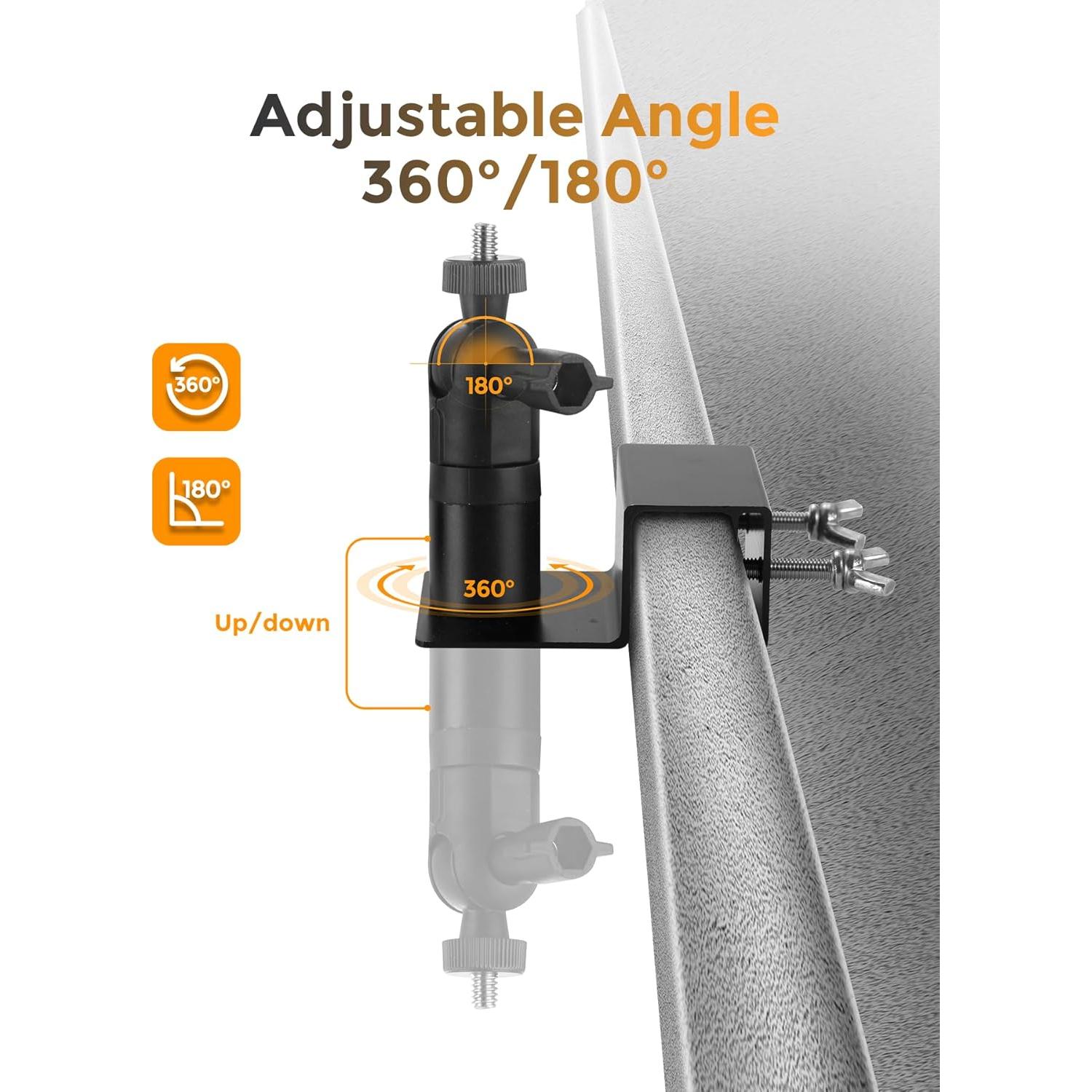 Soporte de canal Eufy para cámaras de seguridad - Ajustable 360°