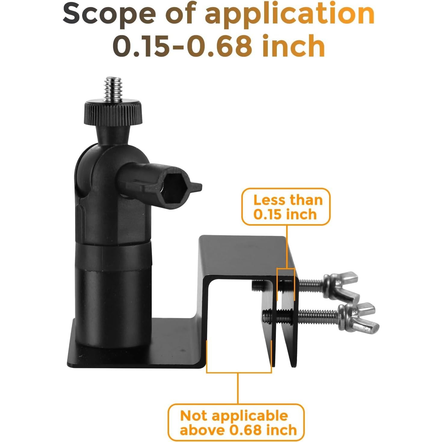 Soporte de canal Eufy para cámaras de seguridad - Ajustable 360°