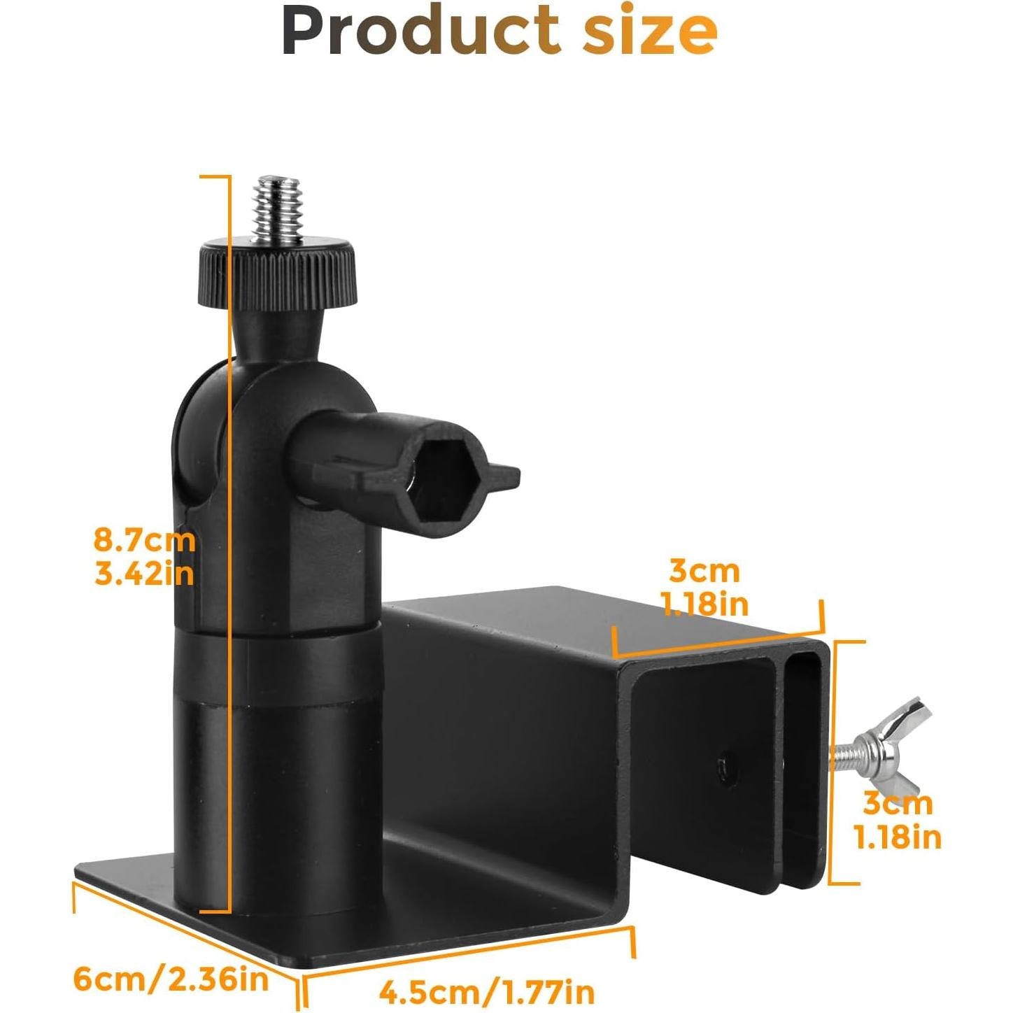 Soporte de canal Eufy para cámaras de seguridad - Ajustable 360°