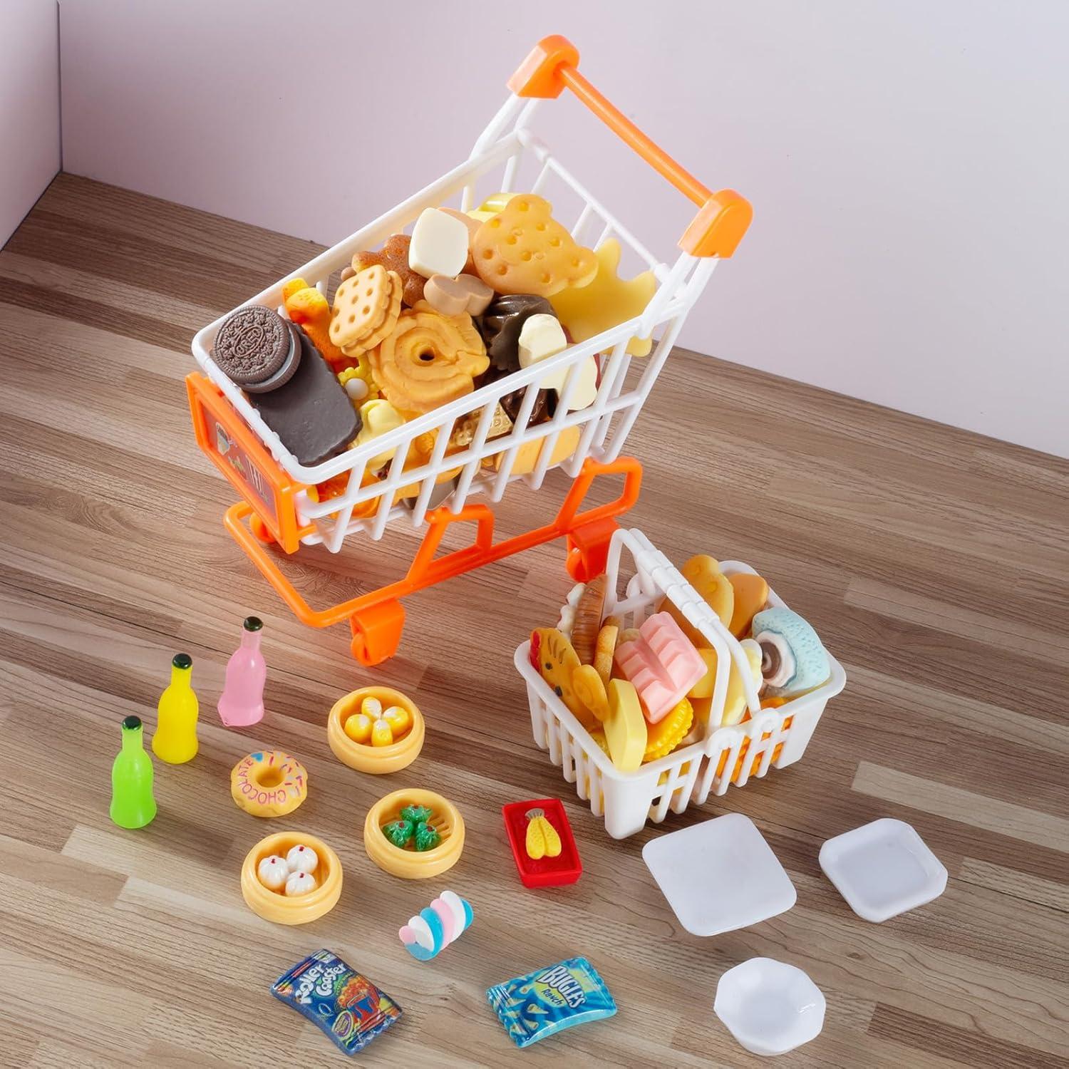 150 Piezas Juguetes de Comida y Bebidas Miniatura Diinokiy