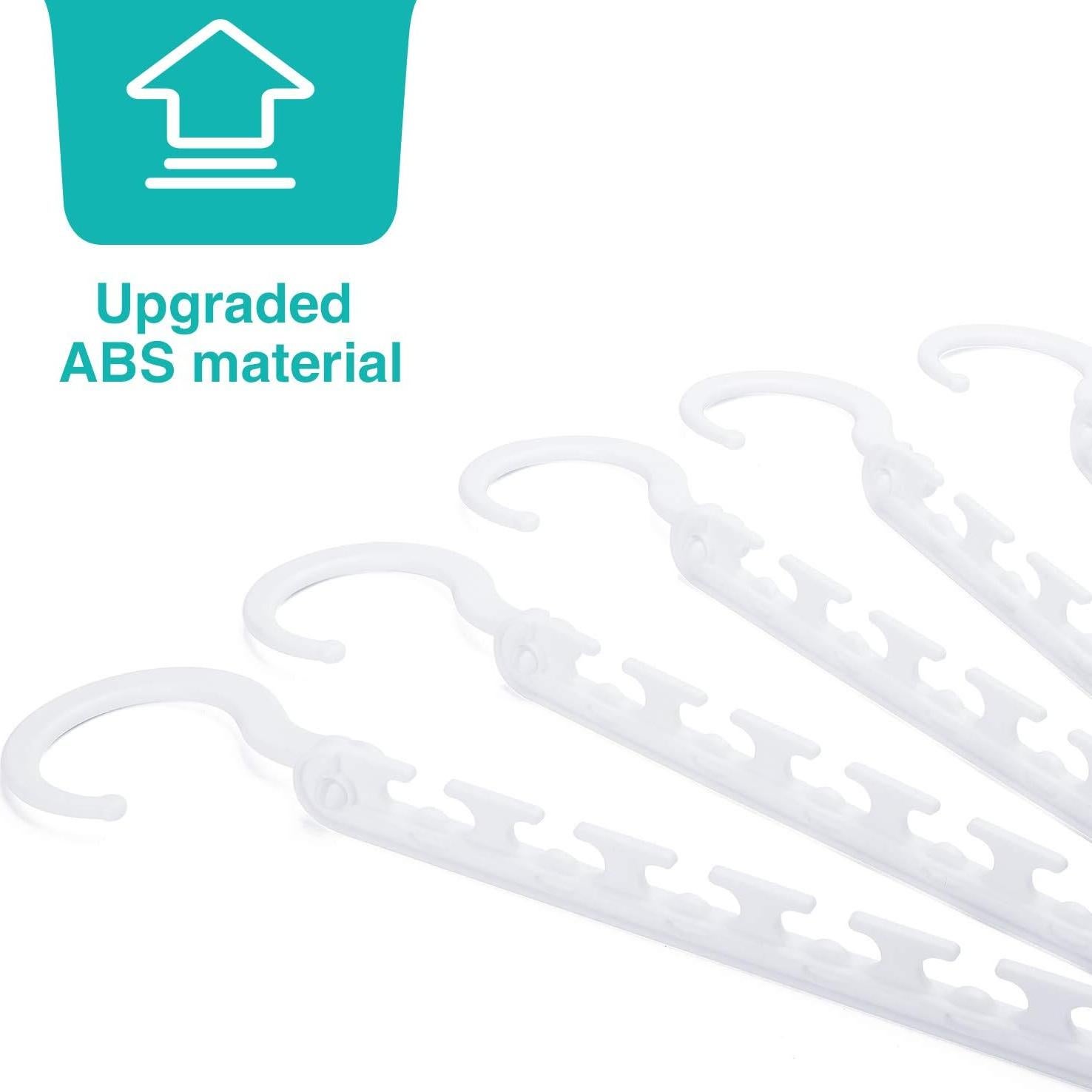 Perchas de Plástico HOUSE DAY Ahorra Espacio Paquete de 12