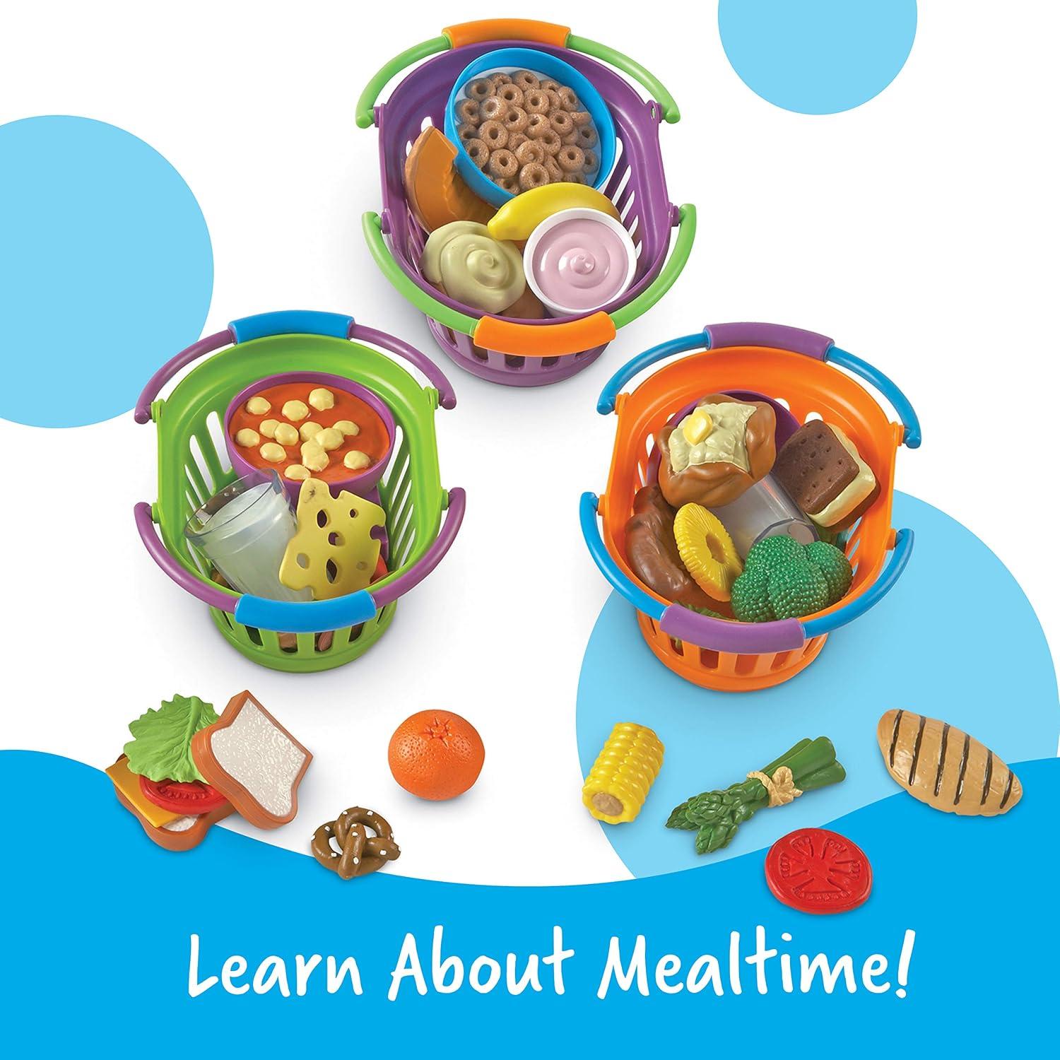 Conjunto de Comida de Juguete Learning Resources 3 Cestas