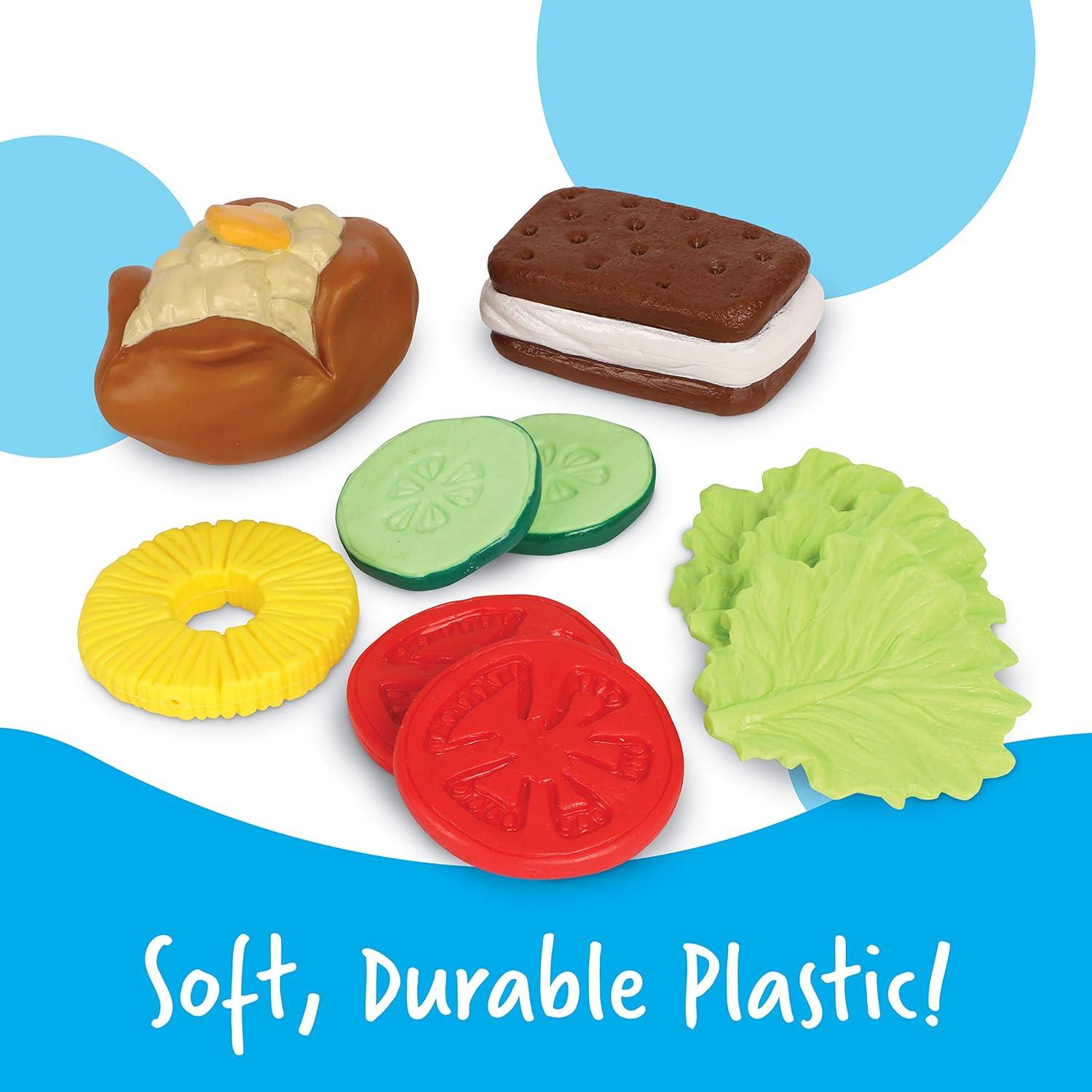 Conjunto de Comida de Juguete Learning Resources 3 Cestas