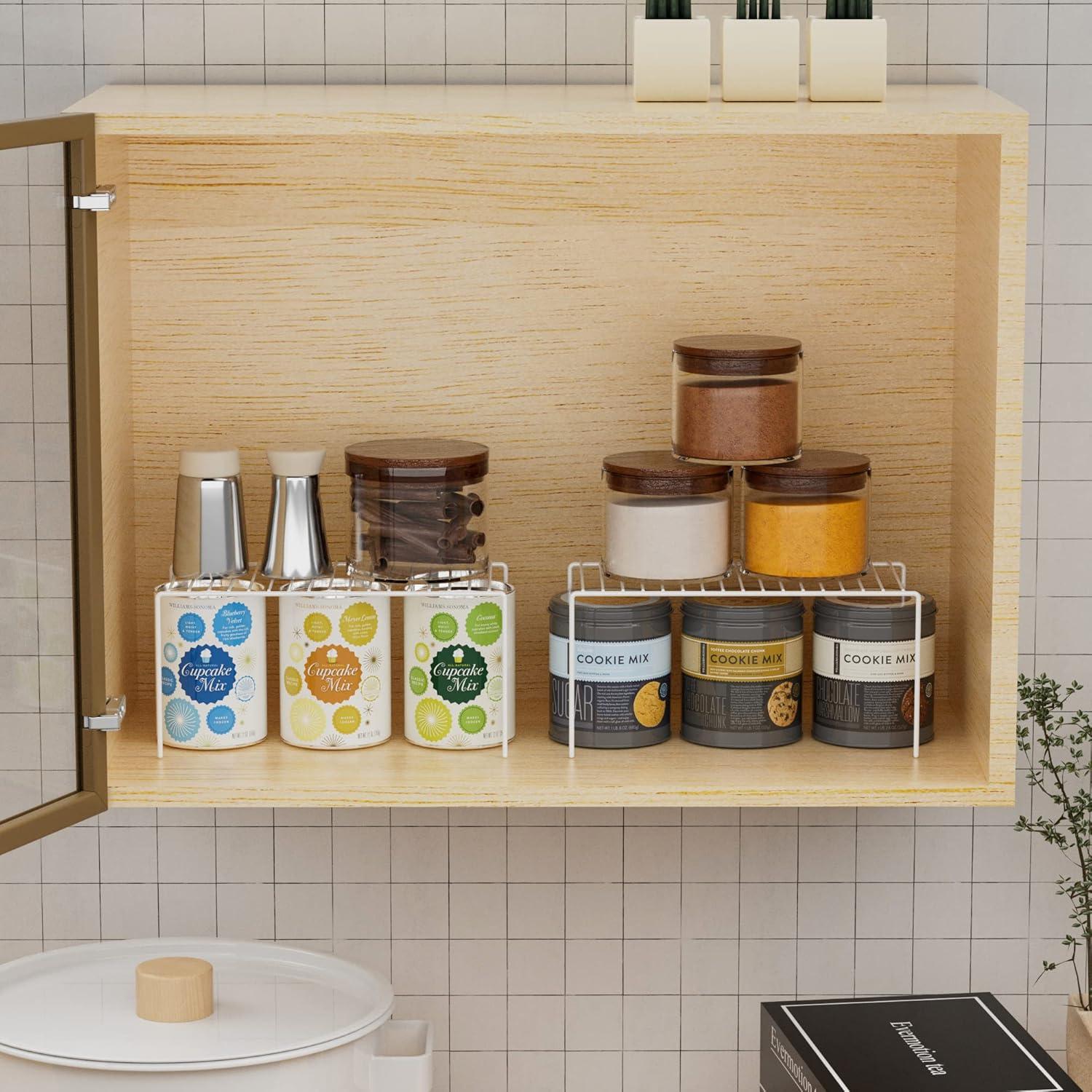 Estante de Almacenamiento Redrubbit 2 Piezas 26.9x13x12.9cm Blanco