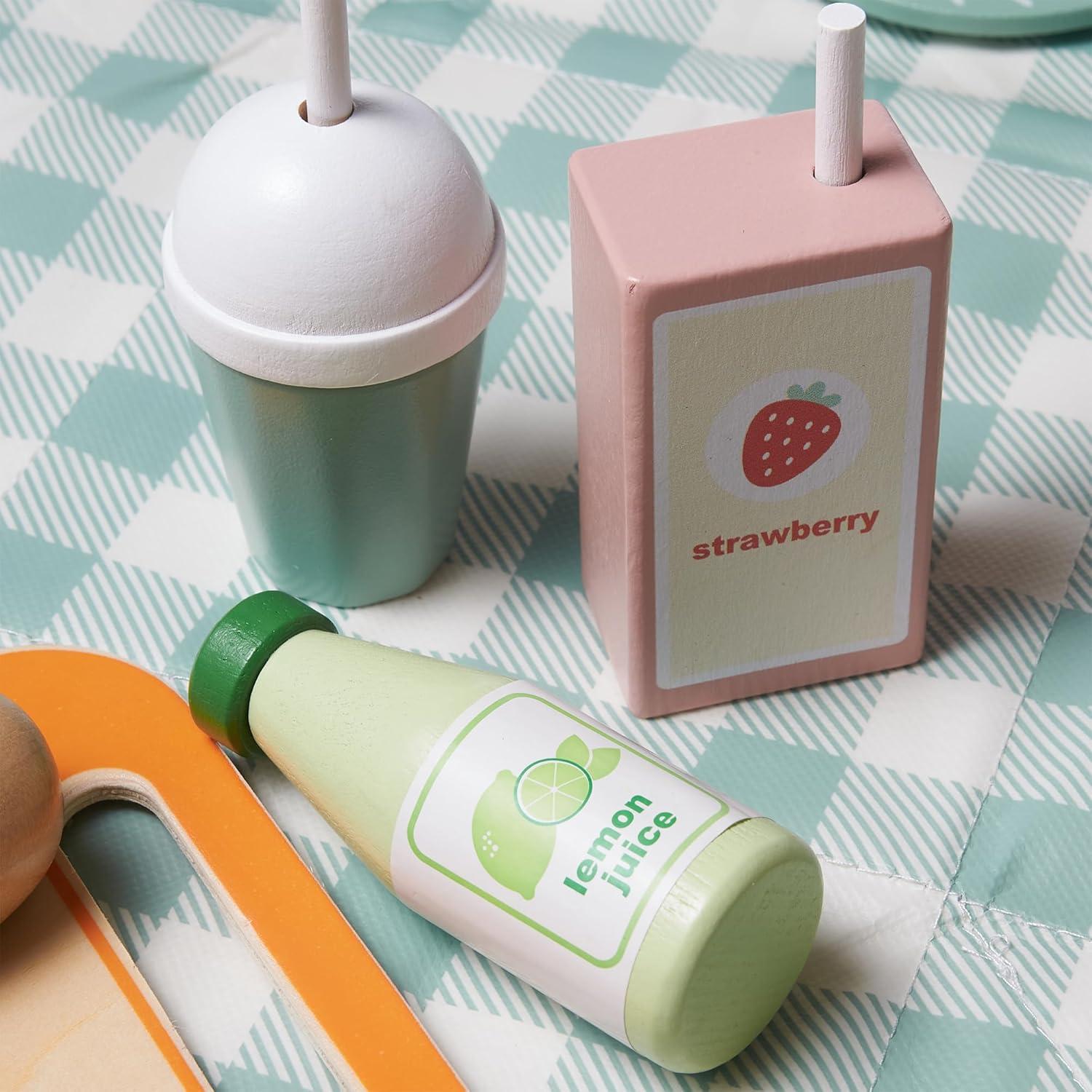 Juego de Comida de Madera 21 Piezas MONT PLEASANT Picnic