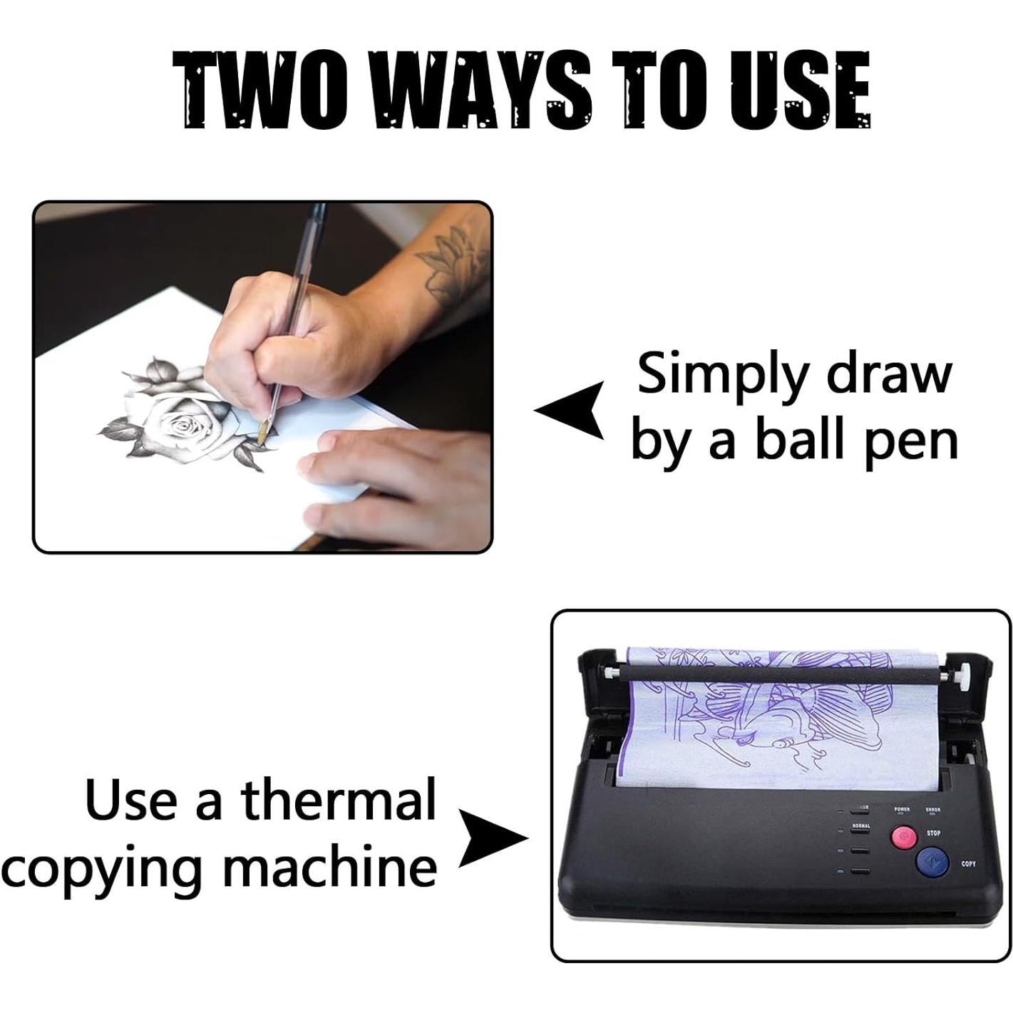 Pieles de práctica de tatuaje CINRA 3mm 8x6" doble cara