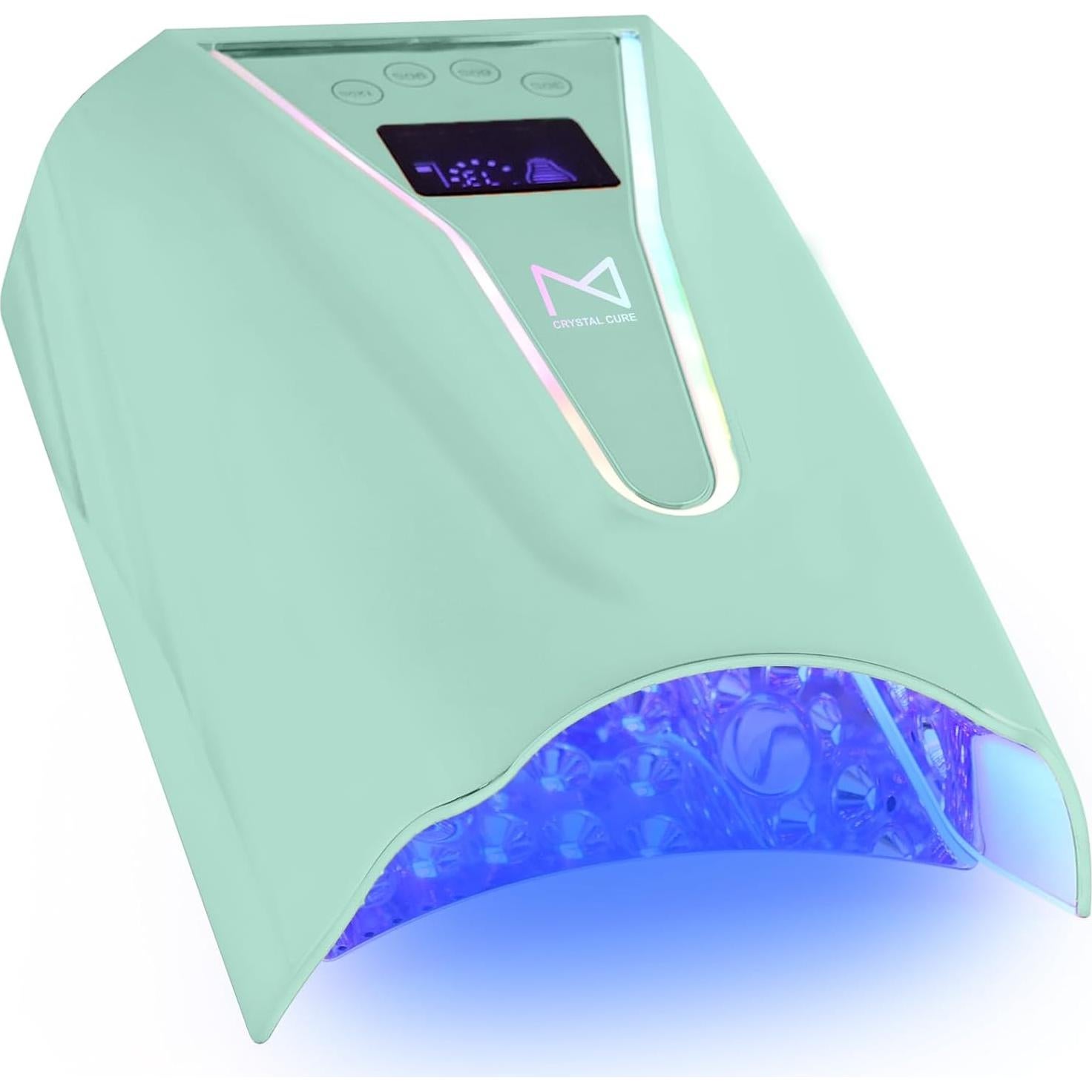 Lámpara de Uñas UV/LED M Crystal Cure 128W Inalámbrica Verde