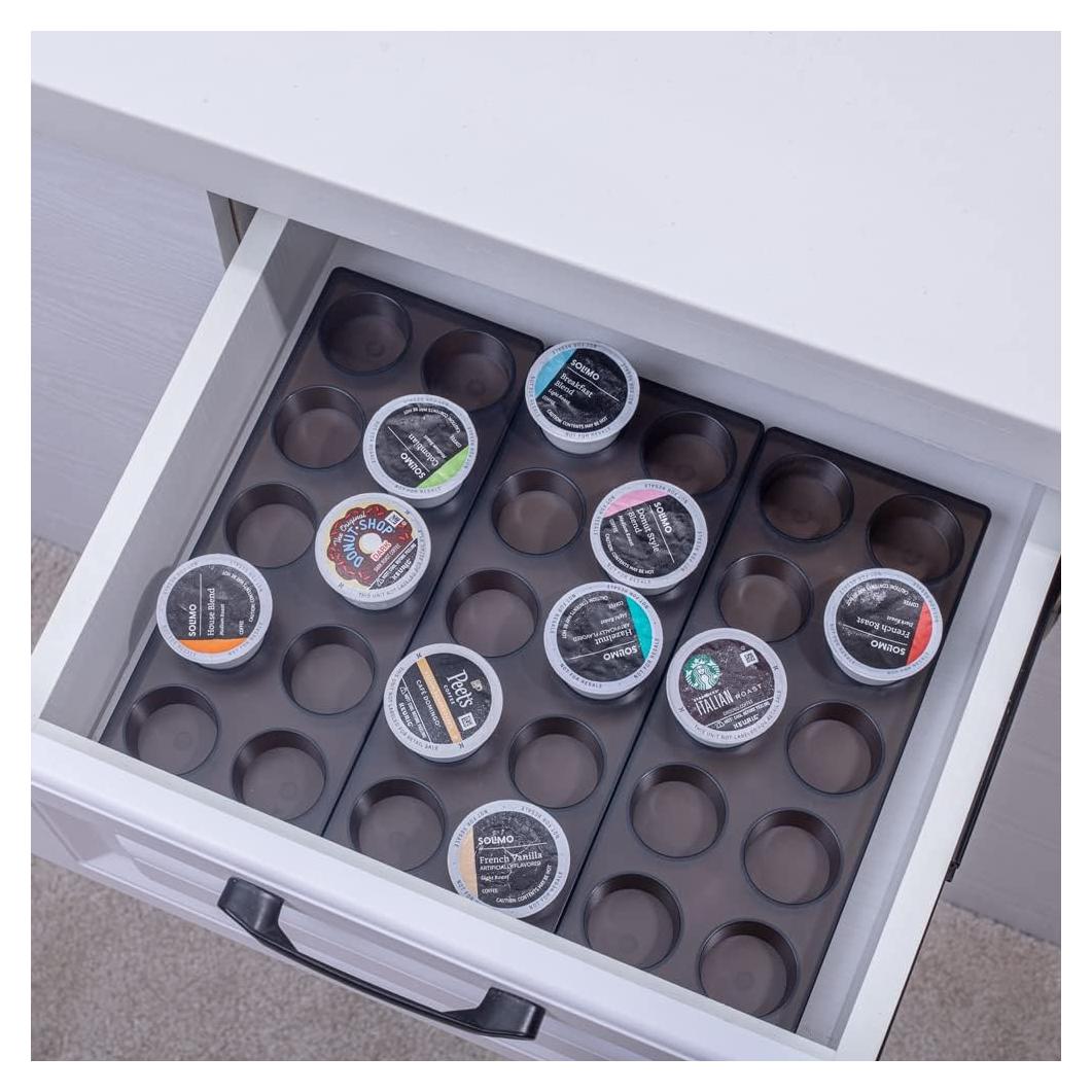 Organizador de Cápsulas de Café Wobivcs para Cajón 20 Cápsulas