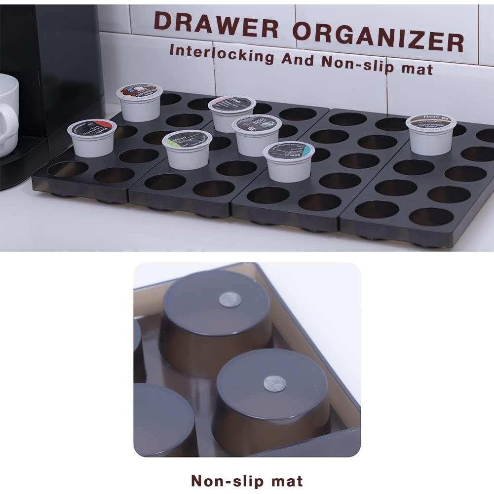 Organizador de Cápsulas de Café Wobivcs para Cajón 20 Cápsulas