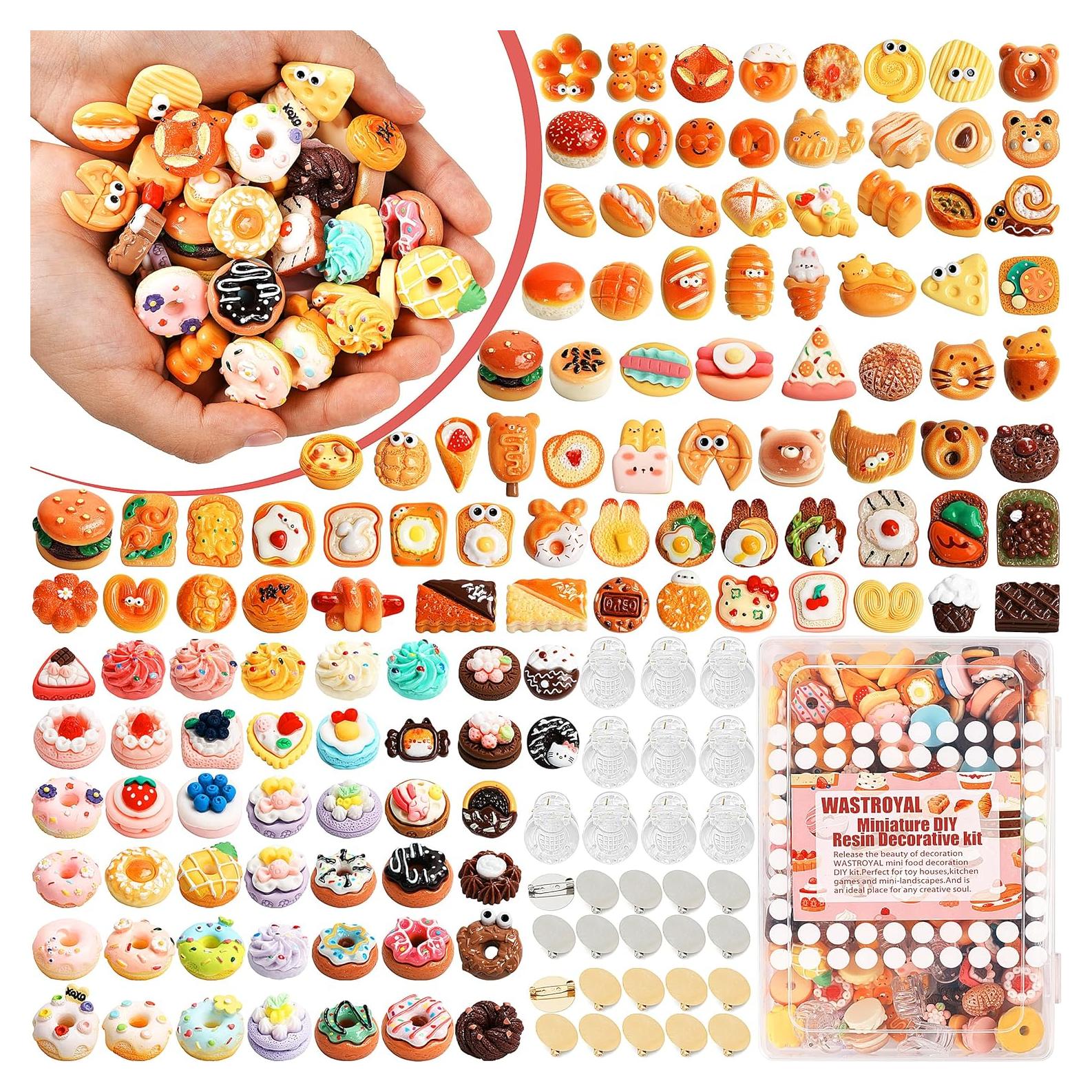 157 Piezas Juguetes de Comida Miniatura WASTROYAL