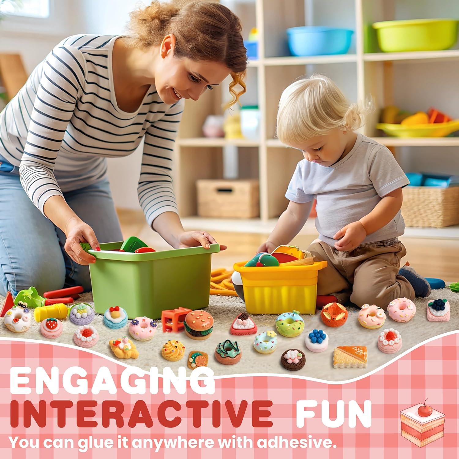 157 Piezas Juguetes de Comida Miniatura WASTROYAL